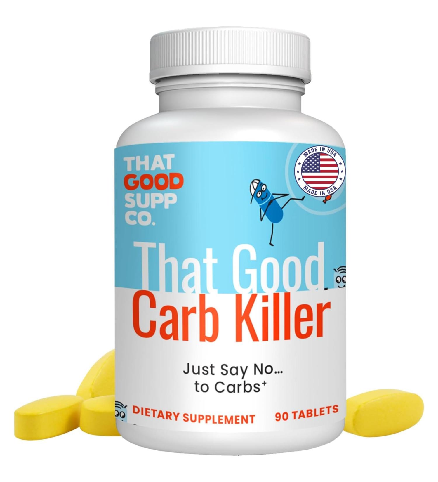 Buy That Good Supp Co Carb Killer - Keto-Friendly Carb Blocker Pills for Weight Maintenance | Appetite Control & Sugar Craving Relief | 90 Count Made in USA - Buy Online on GoSupps.com