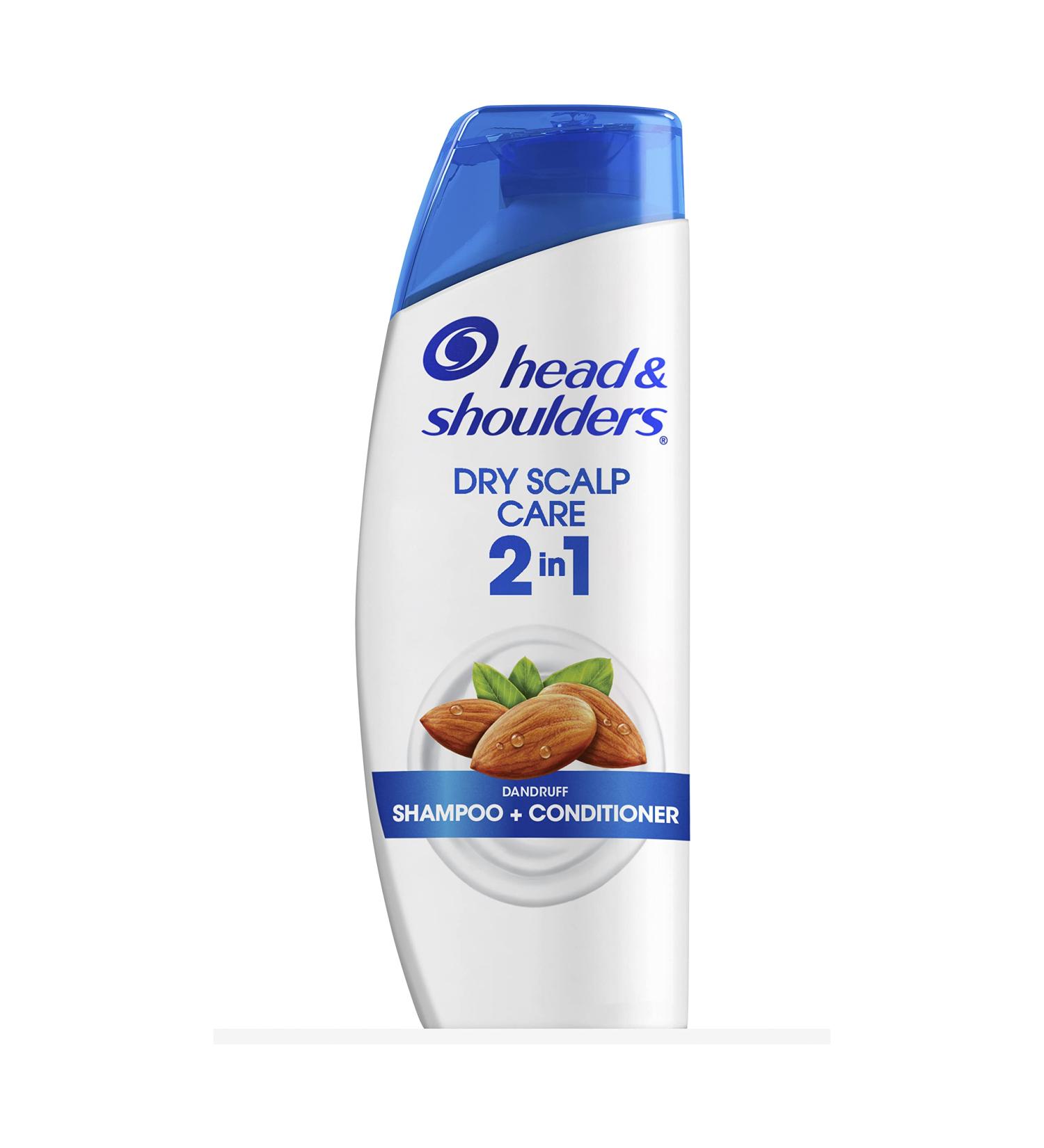 Head and Shoulders Dry Scalp Care with Almond Oil 2-in-1 Anti-Dandruff Shampoo & Conditioner - 13.5 fl oz (Pack of 1) | Paraben-Free - Buy Online on GoSupps.com
