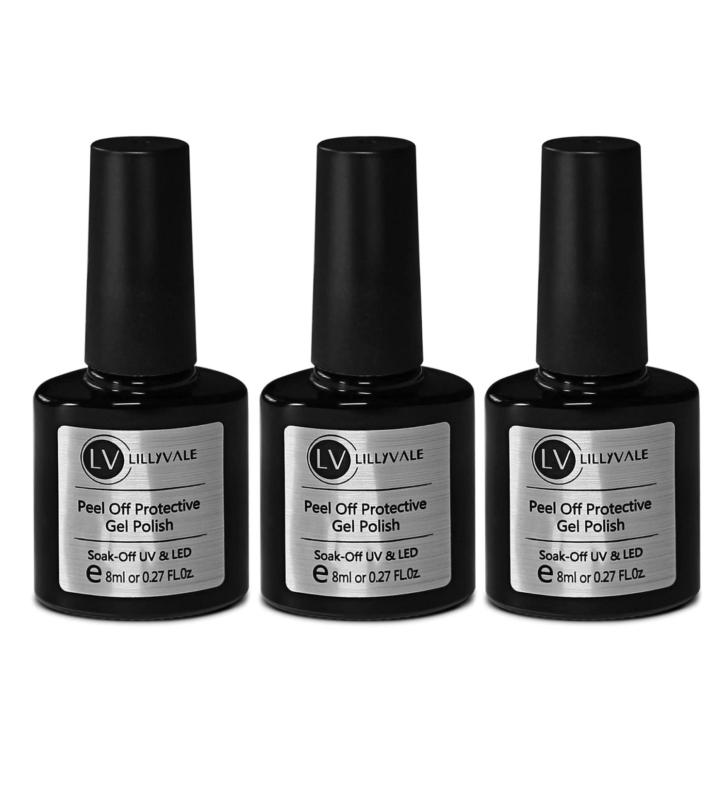 Nail Art Peel Off Anti Flow Base Coat Liquid Tape Cream Polish Palisade 8ML x 3 - Buy Online on GoSupps.com