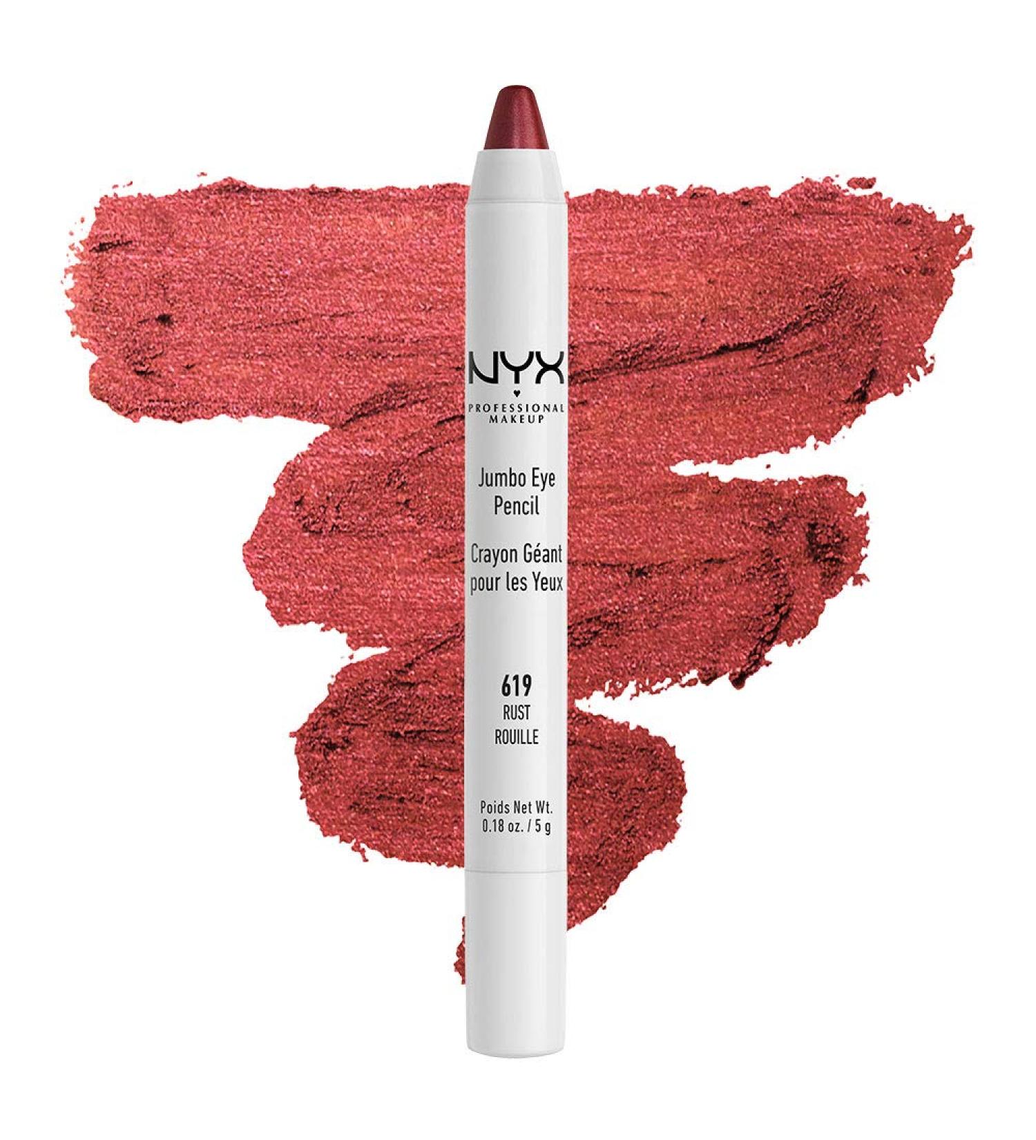 NYX Jumbo Eye Pencil - Rust | Eyeshadow & Eyeliner Combo - Buy Online on GoSupps.com