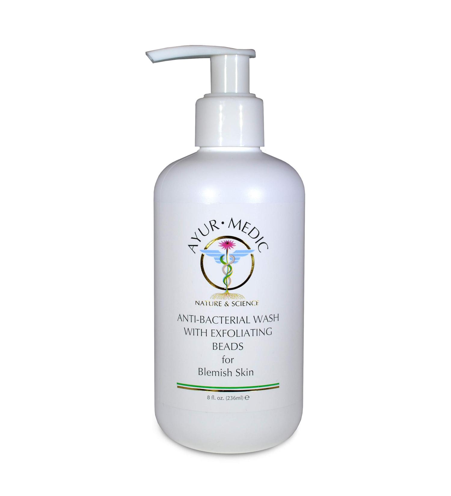 Ayur-Medic Anti-Blemish Wash with Exfoliating Beads for Problem Skin