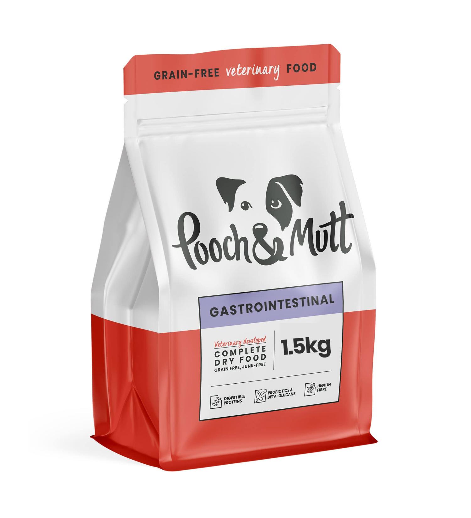 Pooch & Mutt Veterinary Diet Dog Food (Grain Free) Gastrointestinal 1.5kg 1.5 kg (Pack of 1) - Buy Online on GoSupps.com