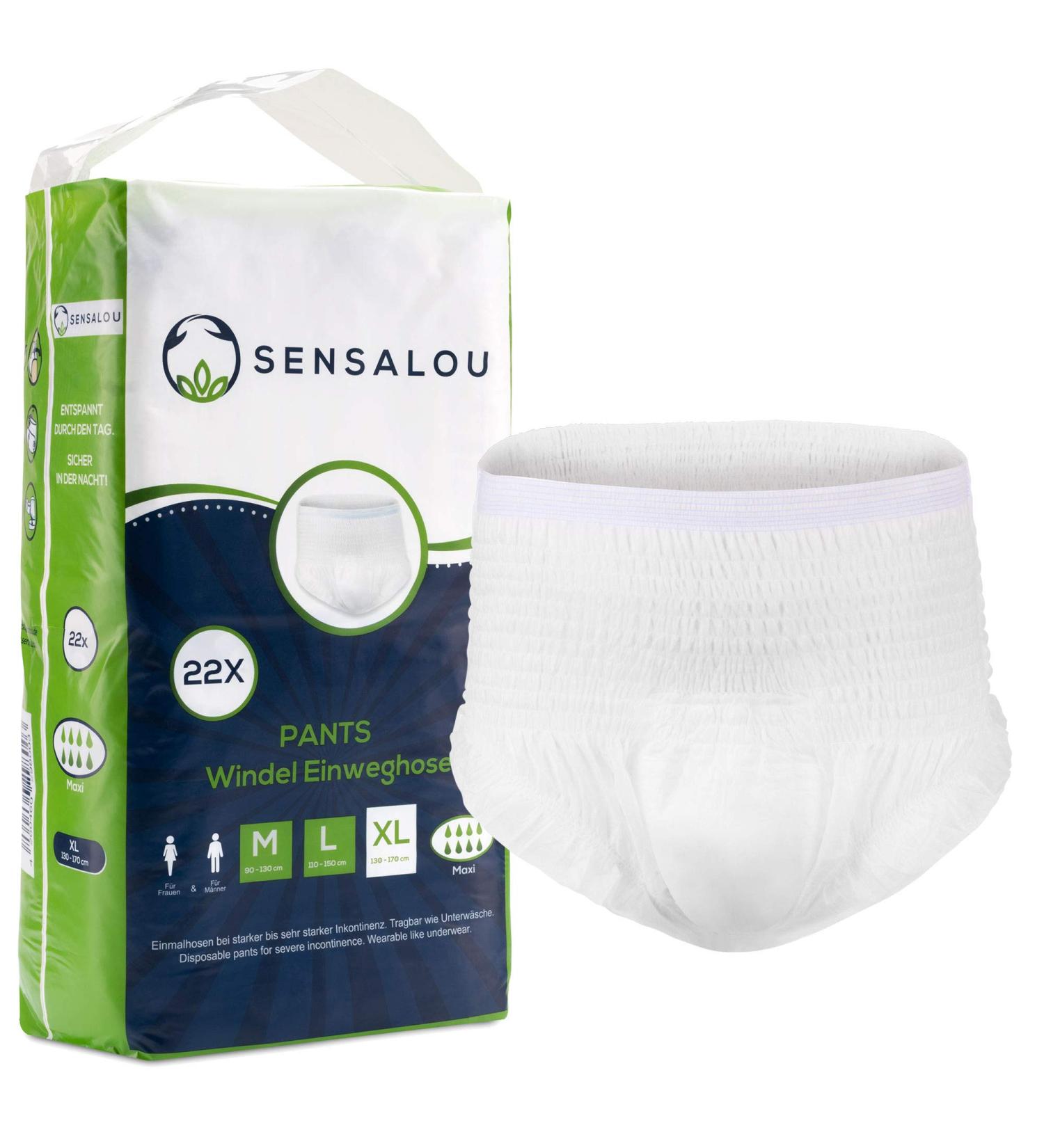 Buy Sensalou Incontinence Pants for Adults - XL Size (22) | Comfort & Discreet Protection | International Shipping - Buy Online on GoSupps.com