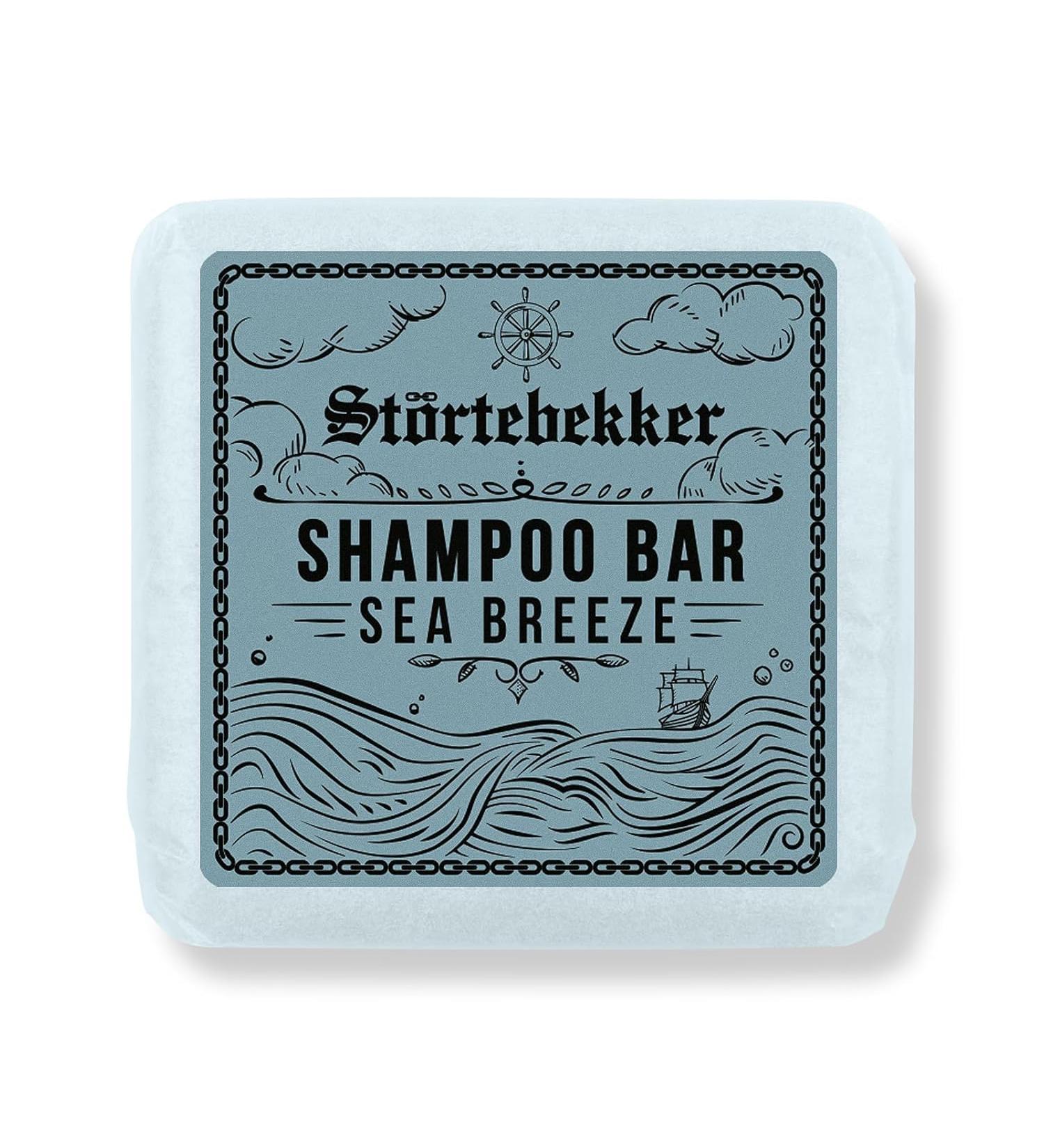 St rtebekker Bar Sea Breeze Premium Shampoo for Men and Women 3-in-1 Shower Soap for Hair Scalp and Beard - Moisturizing Shampoo - Vegan Handmade - 100 g - Buy Online on GoSupps.com