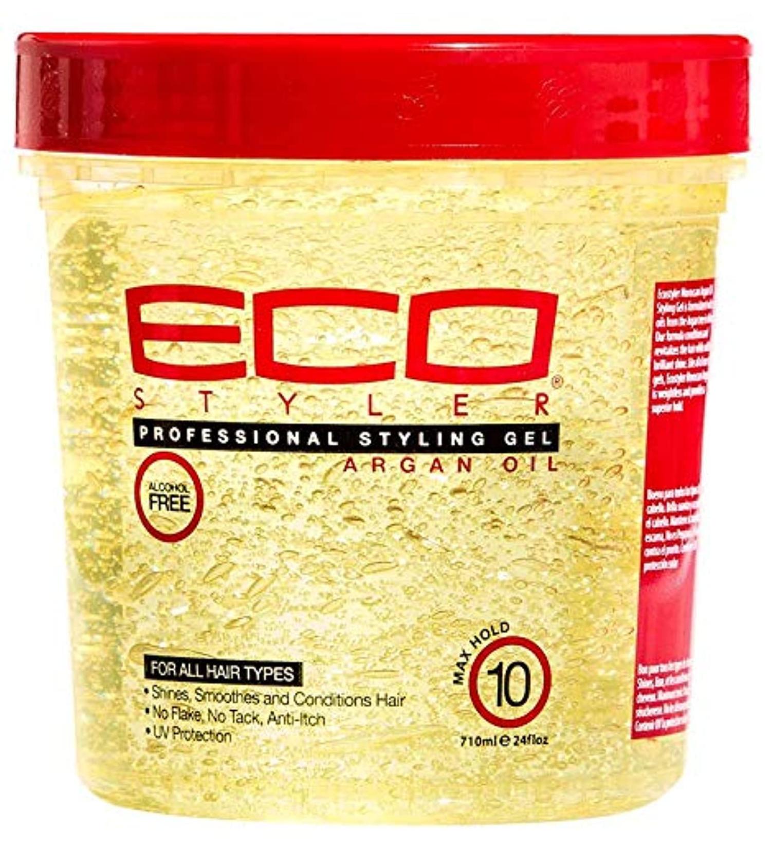 Ecostyler Moroccan Argan Oil Styling Gel 710ml - 1 Pack | Fragrance-infused Hair Gel - Buy Online on GoSupps.com