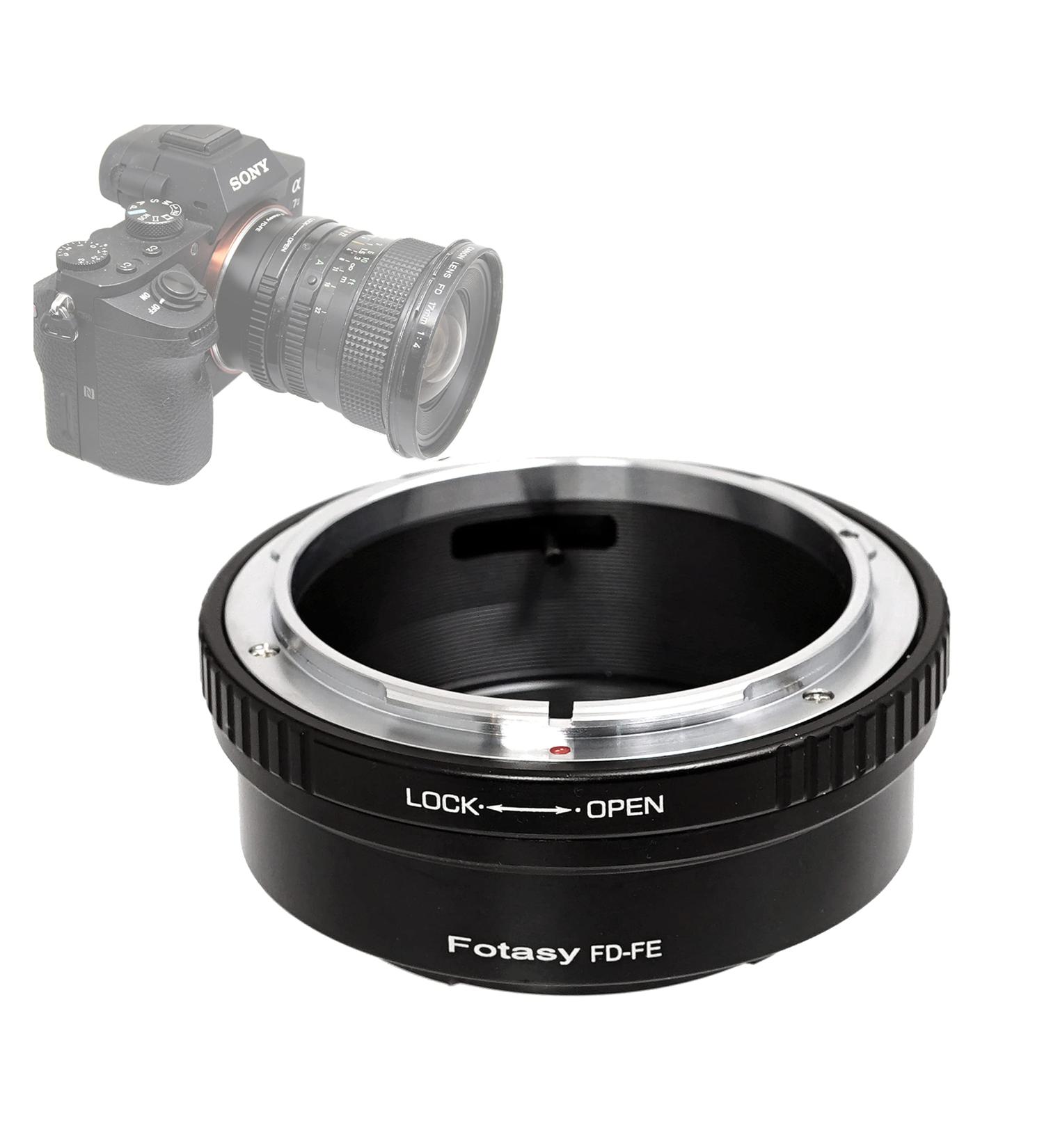 Fotasy Canon FD Lens to E Mount Adapter for Sony Mirrorless Cameras - Compatible with a7, a7R, a7s, a9, a7c, Alpha Series & More - Buy Online on GoSupps.com