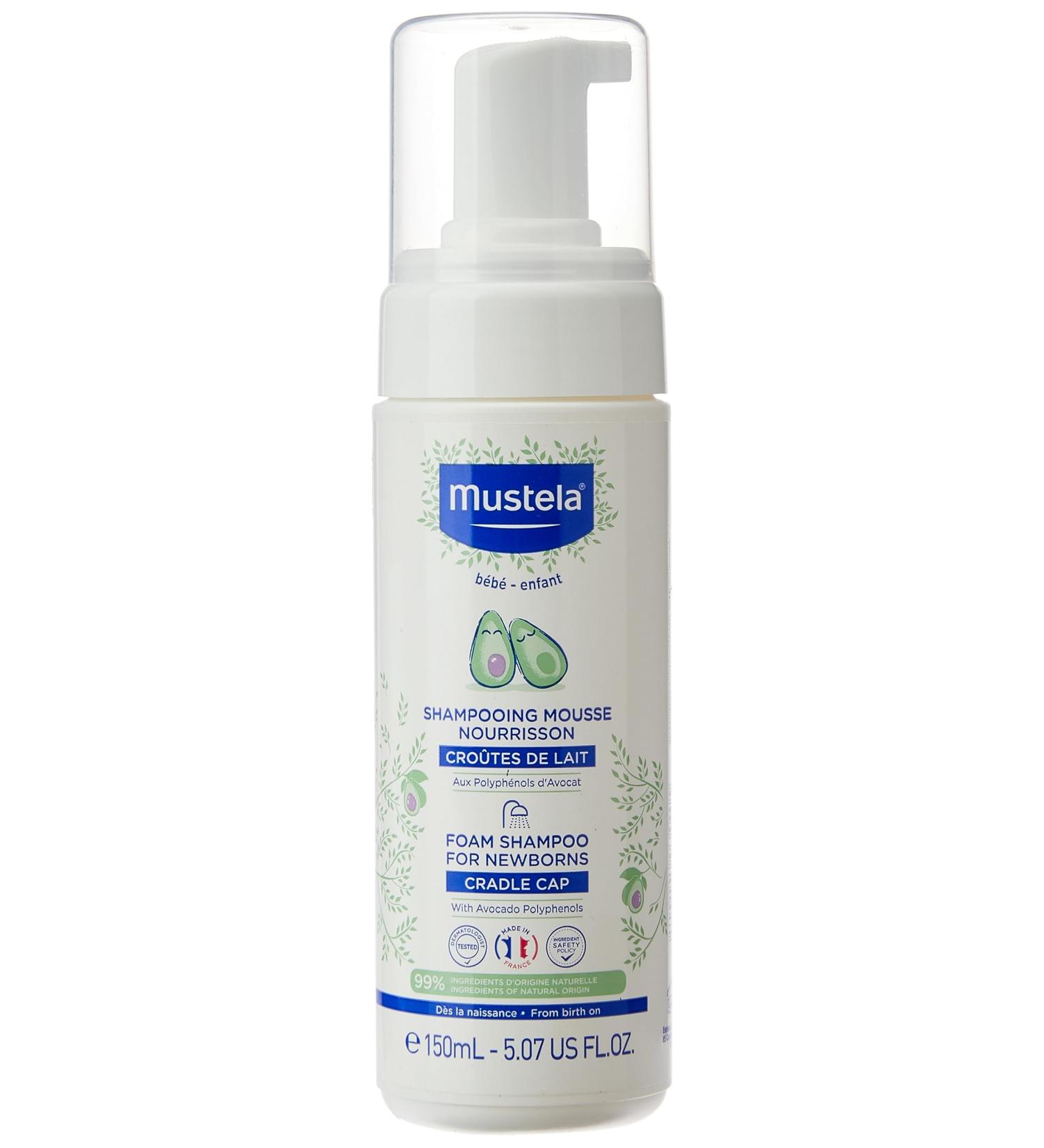 Mustela Foam Shampoo 150ml for Newborns - Gentle Cleansing and Hypoallergenic Formula - Buy Online on GoSupps.com