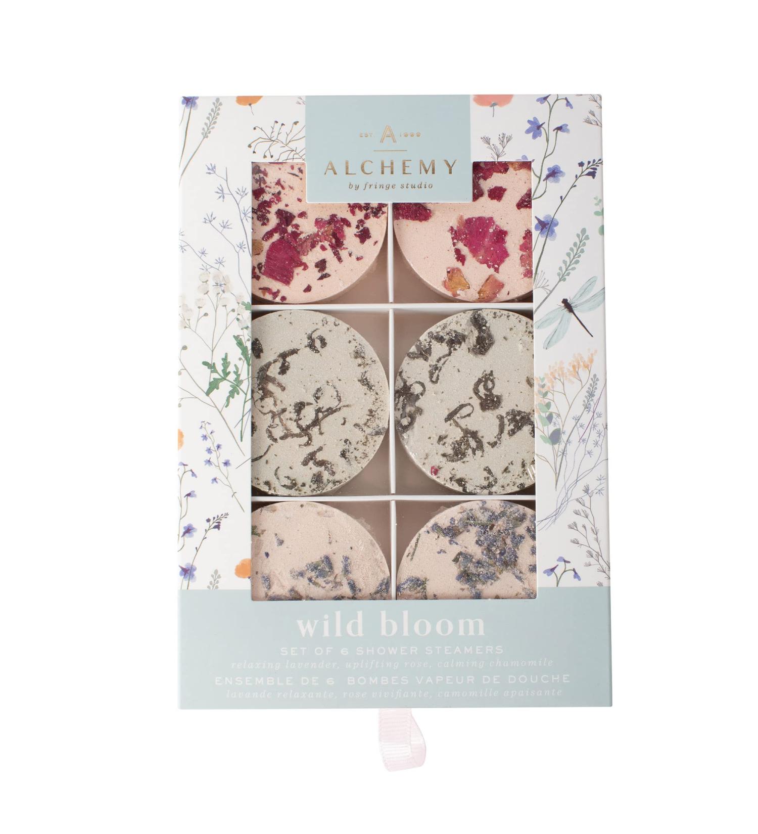 Fringe Studio Wild Bloom Shower Steamers 6 Pack - Alchemy Collection - Buy Online on GoSupps.com