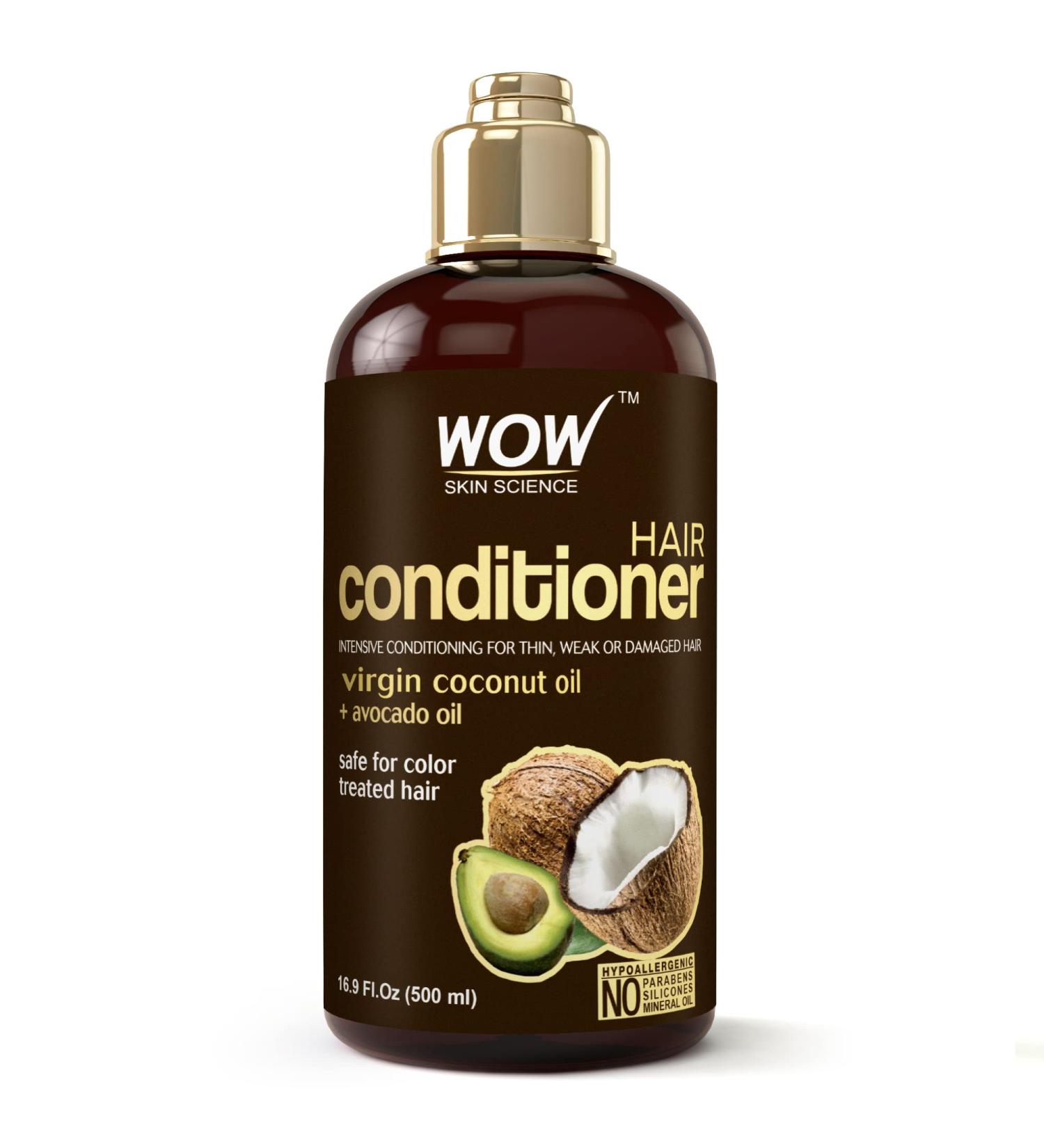 Wow Skin Science Organic Coconut & Avocado Hair Conditioner 16.9 fl oz - Nourishing & Moisturizing - Buy Online on GoSupps.com