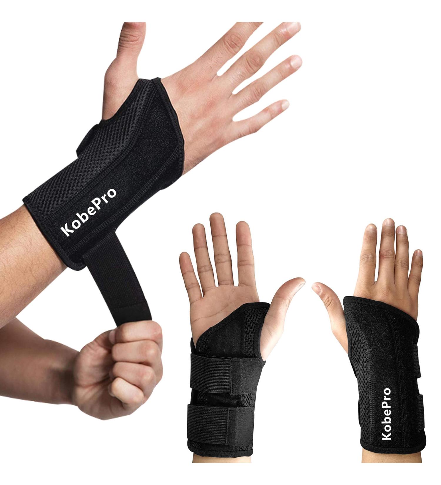 Adjustable Wrist Brace for Carpal Tunnel & Arthritis Relief - Support & Compression for Injuries | Right Hand Large/X-Large - Buy Online on GoSupps.com