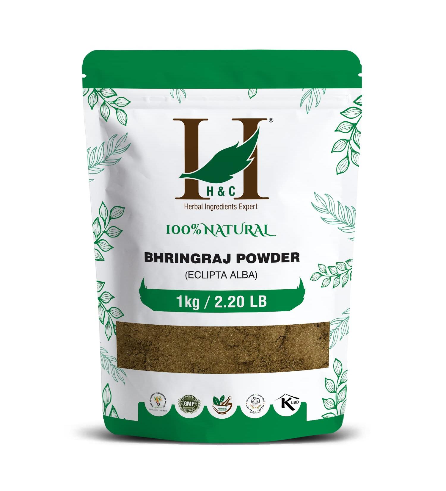 HNCO H&C 100 Natural Bhringraj Powder 1 kg for hair