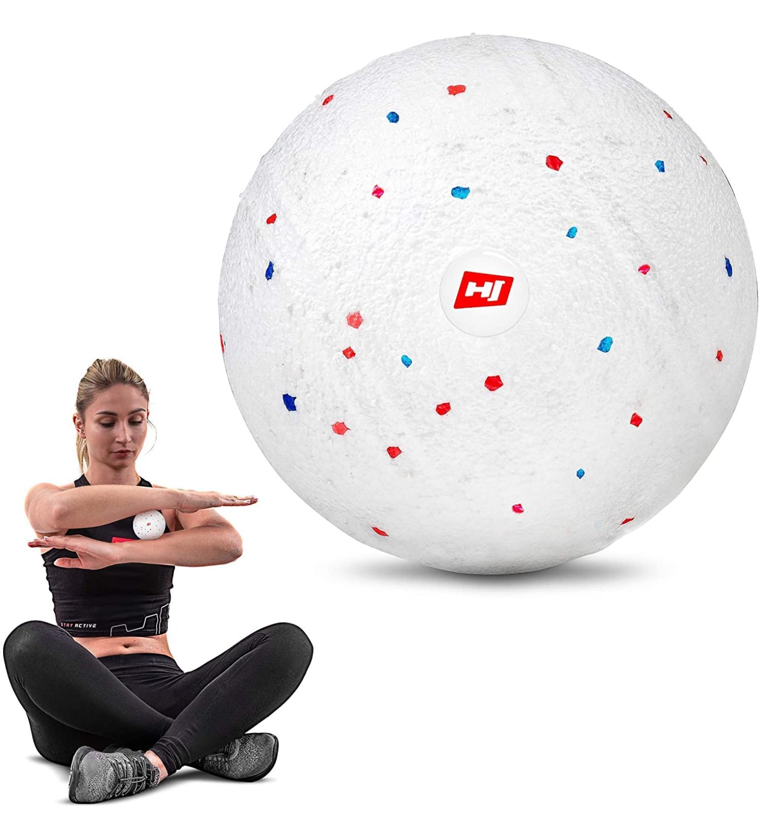 Buy Hop Sport Massage Ball 8cm - Eco-Friendly Fascia Ball for Full Body Self-Massage - HS-P080MB - Buy Online on GoSupps.com