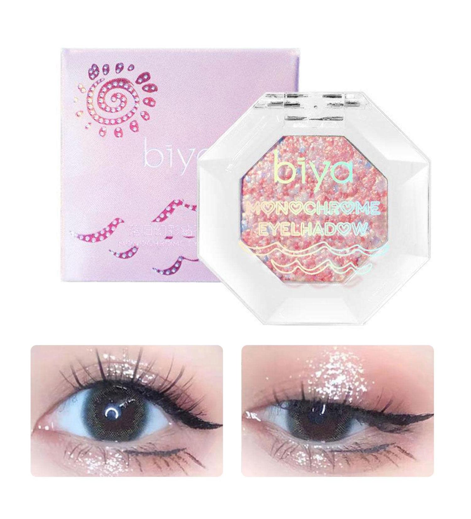 5 Glitter Eyeshadow Palette Pigmented Sparkling Mono Eyeshadow Glitter Sequins | High Pigment Longwear Single White Eye Makeup for Day & Night Fovolat 5 Pcs Love of Roses - Buy Online on GoSupps.com