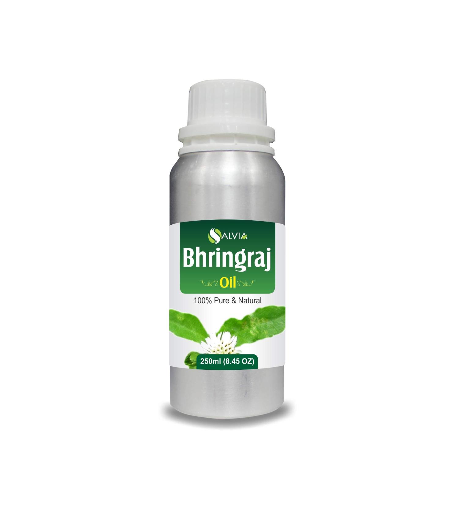 Buy 100% Pure Salvia Bhringraj Oil - Undiluted Cold Pressed for Aromatherapy Skin Care & Hair - Premium Therapeutic Grade (250 ML - Buy Online on GoSupps.com