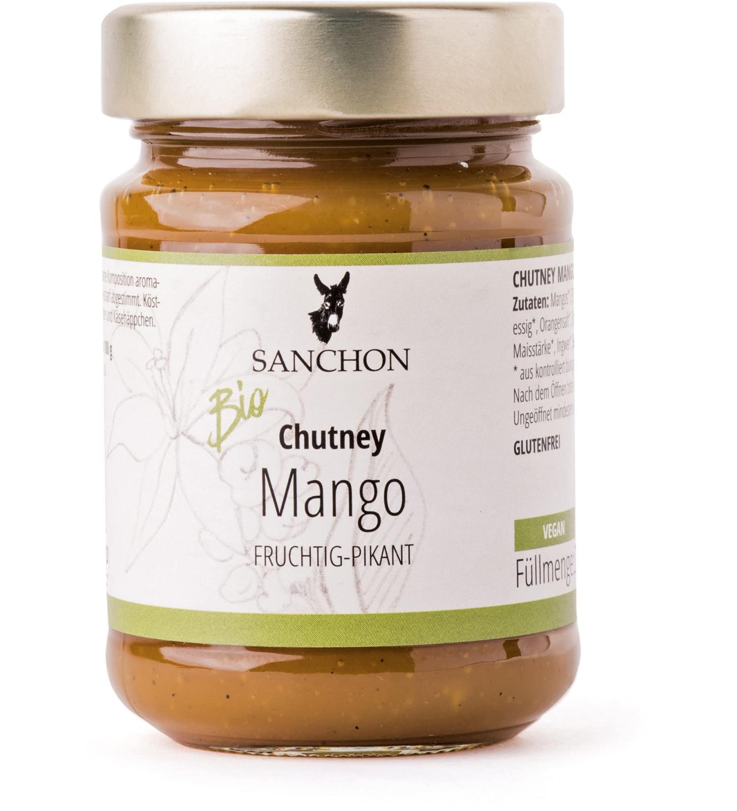 Organic Chutney Mango Sanchon (6 x 200 gr) 200 g (pack of 6)