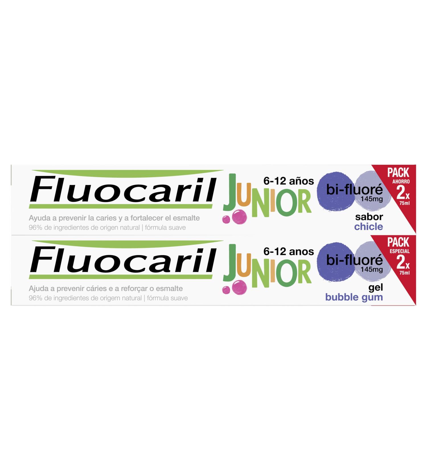 Buy Junior Toothpaste Gel for Ages 6-12 - 2x75ml - Fluoride-Free & Fun Bubble Flavor - International Shipping Available - Buy Online on GoSupps.com