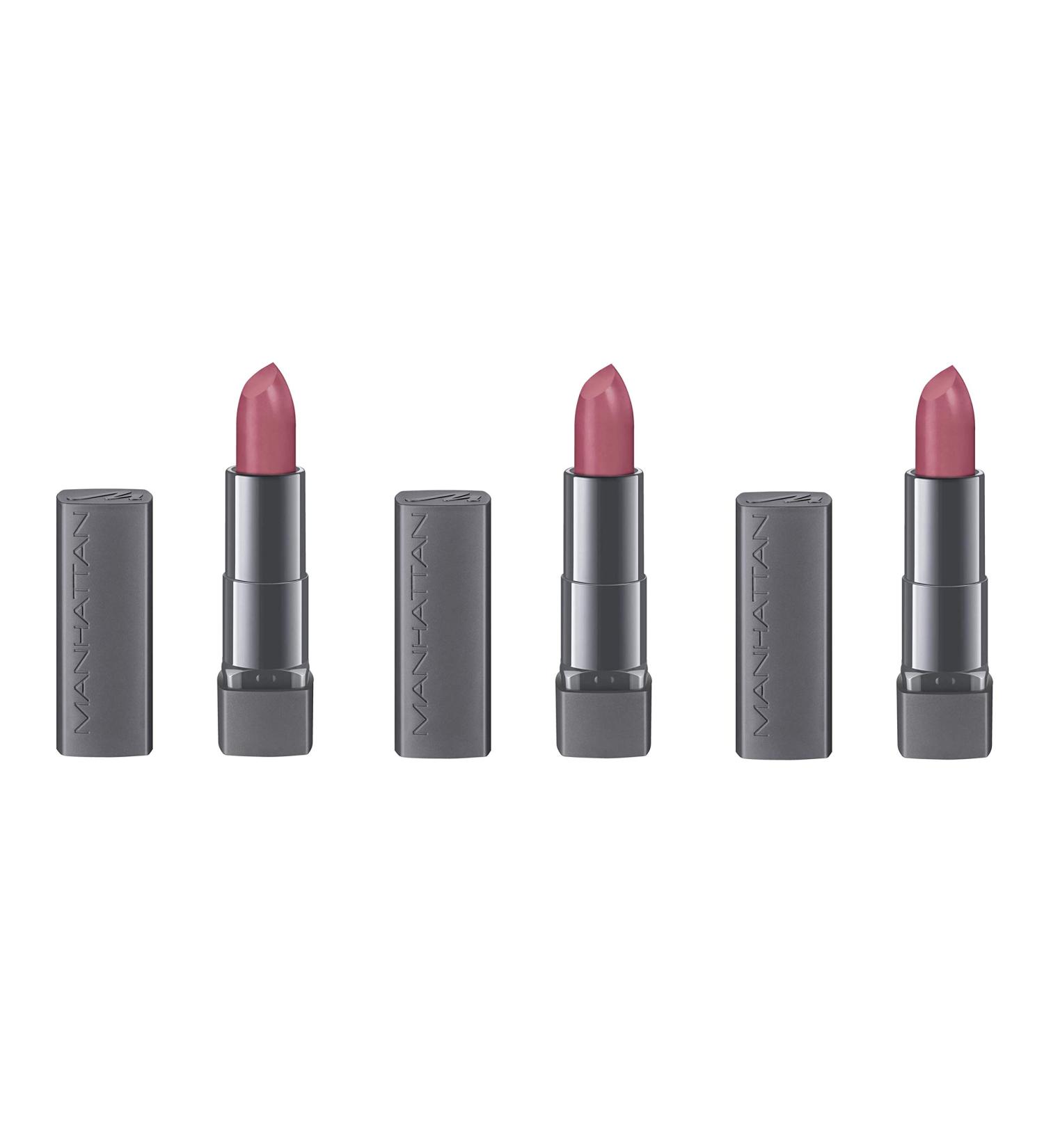 Manhattan all in one matte lipstick matt lipstick for defined lips and a long-lasting satin-matt finish color mauve fusion 705 1 x 4 g 705 mauve fusion