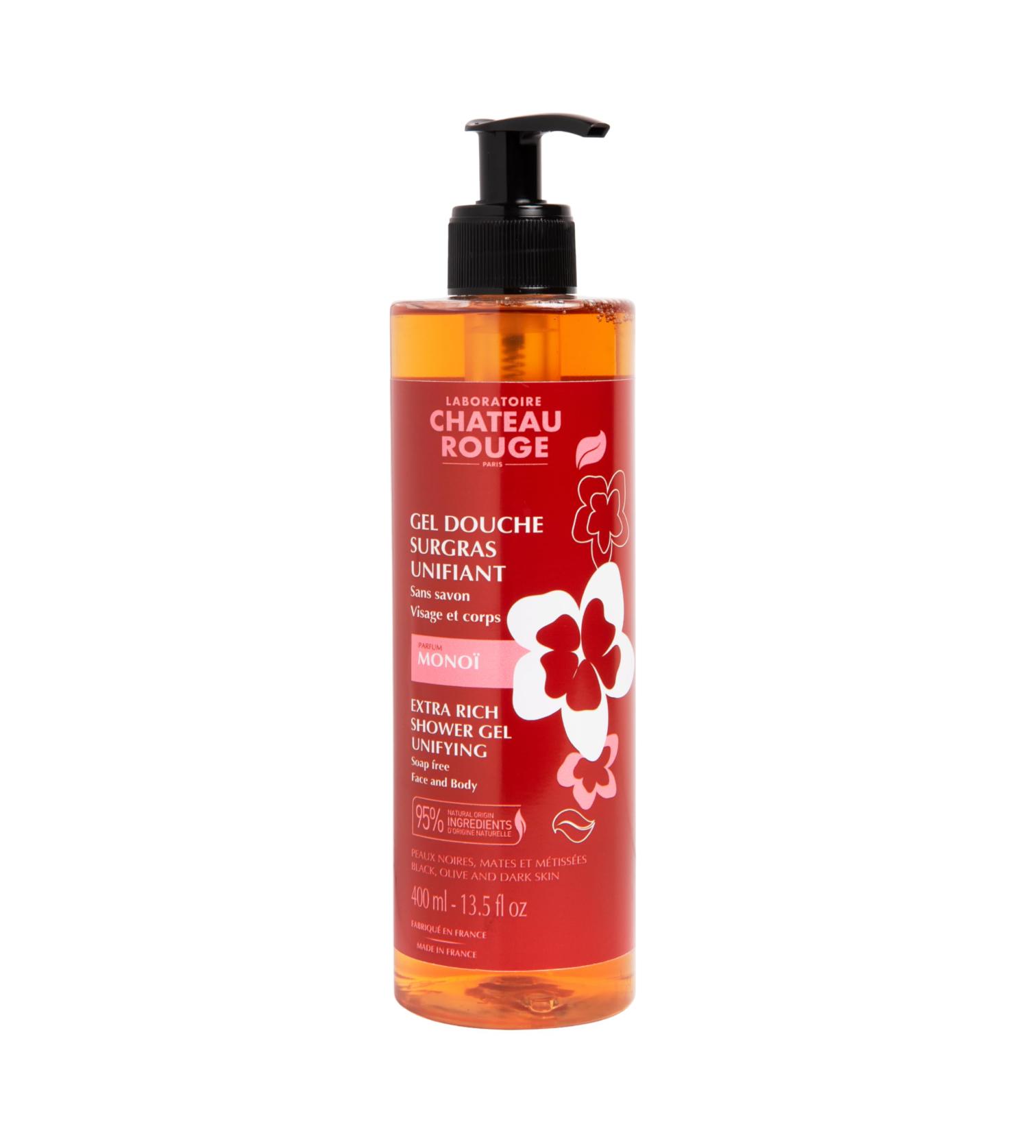  Laboratoire Ch teau Rouge LABORATOIRE CH TEAU ROUGE - Monoi Unifying Shower Gel - Hydration and Softness - 400ml - Buy Online on GoSupps.com