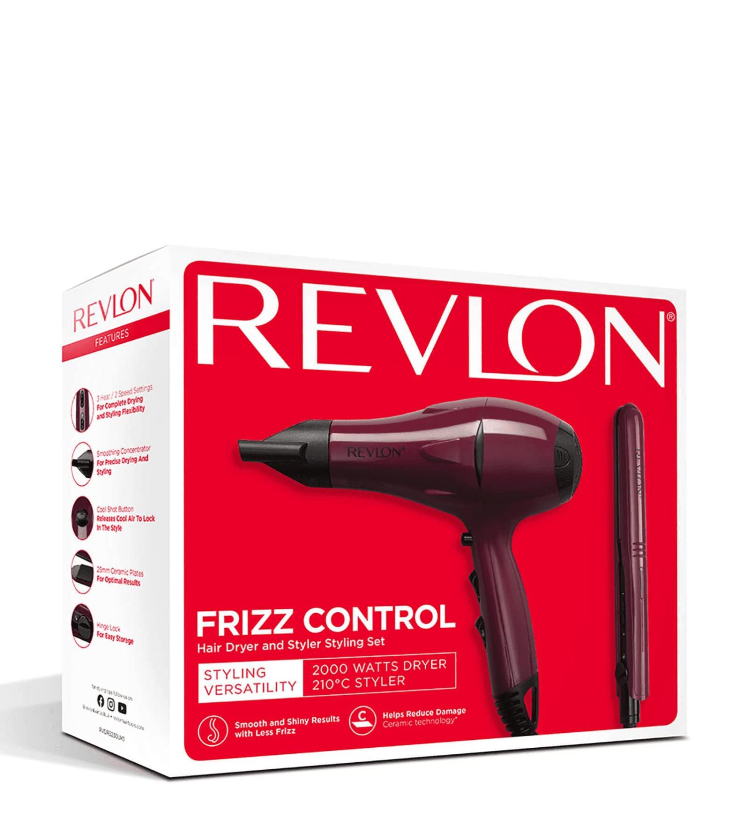 Revlon Frizz Control Styling Set - 1 Count (Pack of 1) - Various Shades - Buy Online on GoSupps.com
