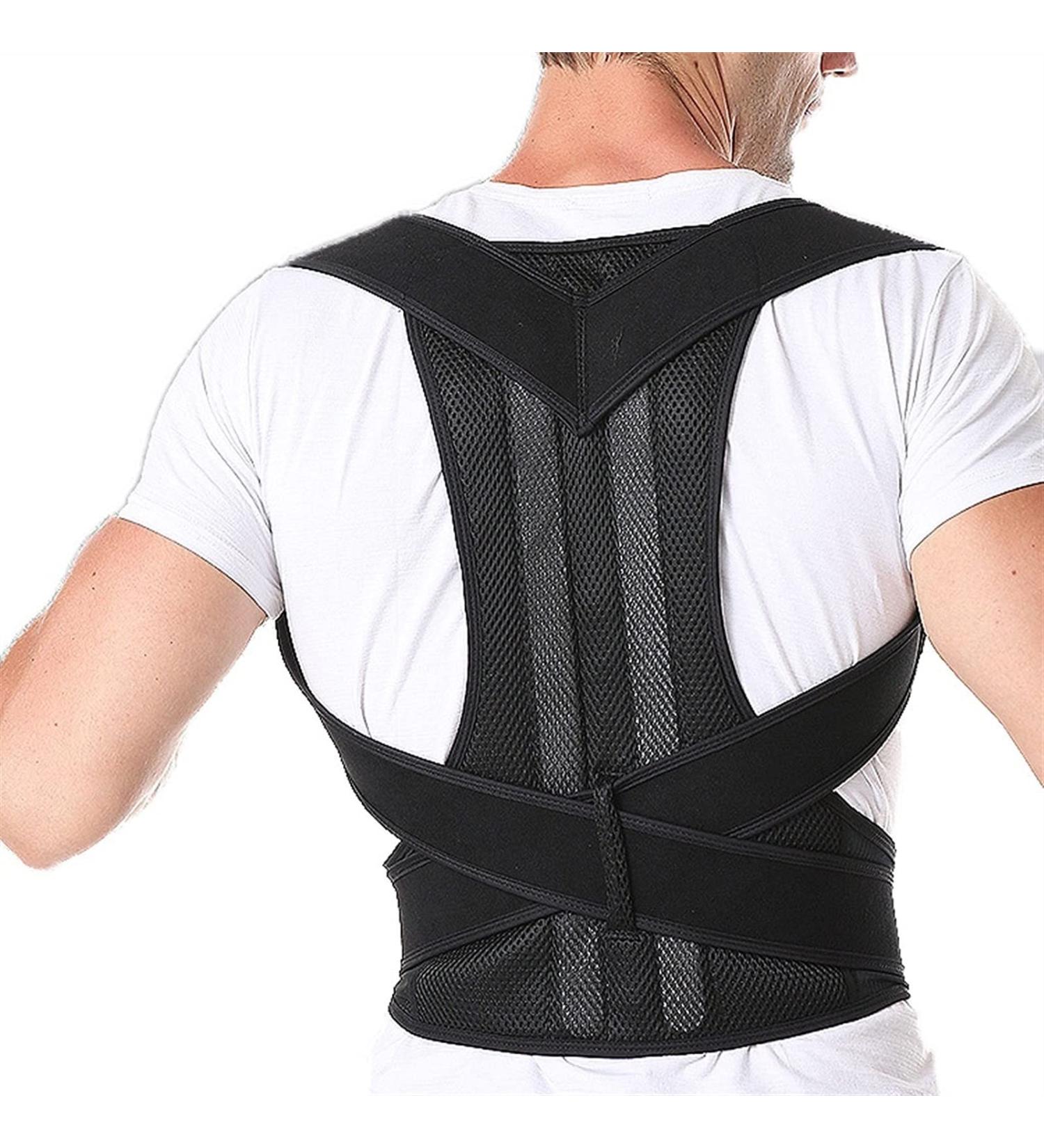 Back Support - Adjustable Back Brace - Posture Corrector Belt W/Lumbar Support for Lower Upper Back Pain - Waist Trainer Vest Tummy Control Body Shaper (Size : XXXL) (X) - Buy Online on GoSupps.com