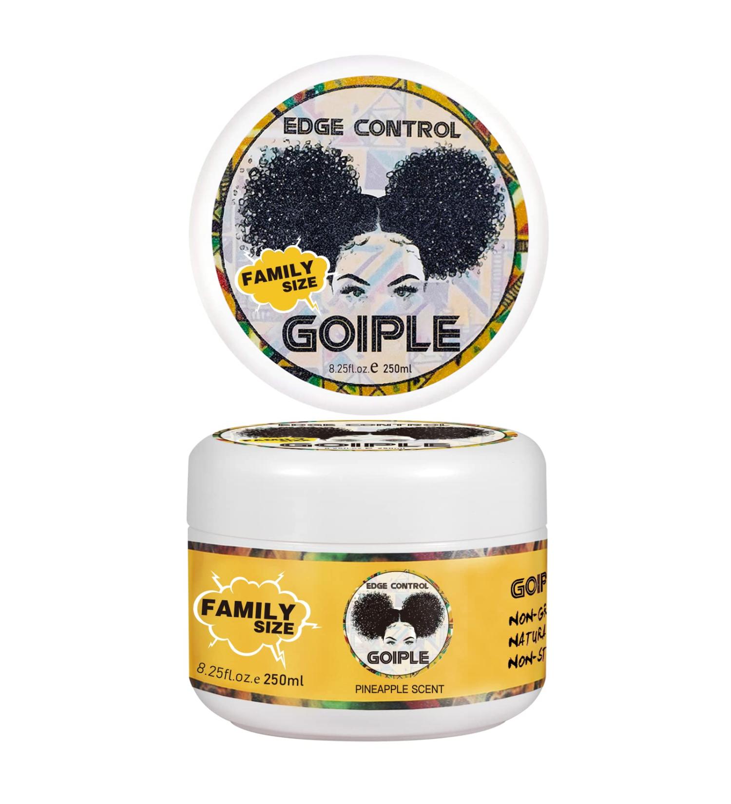 Pineapple Edge Control Wax 8.25 OZ - Non-Greasy Smoother with Extreme Hold - For All Hair Types - Water-Based Edge Stay Gel - Buy Online on GoSupps.com