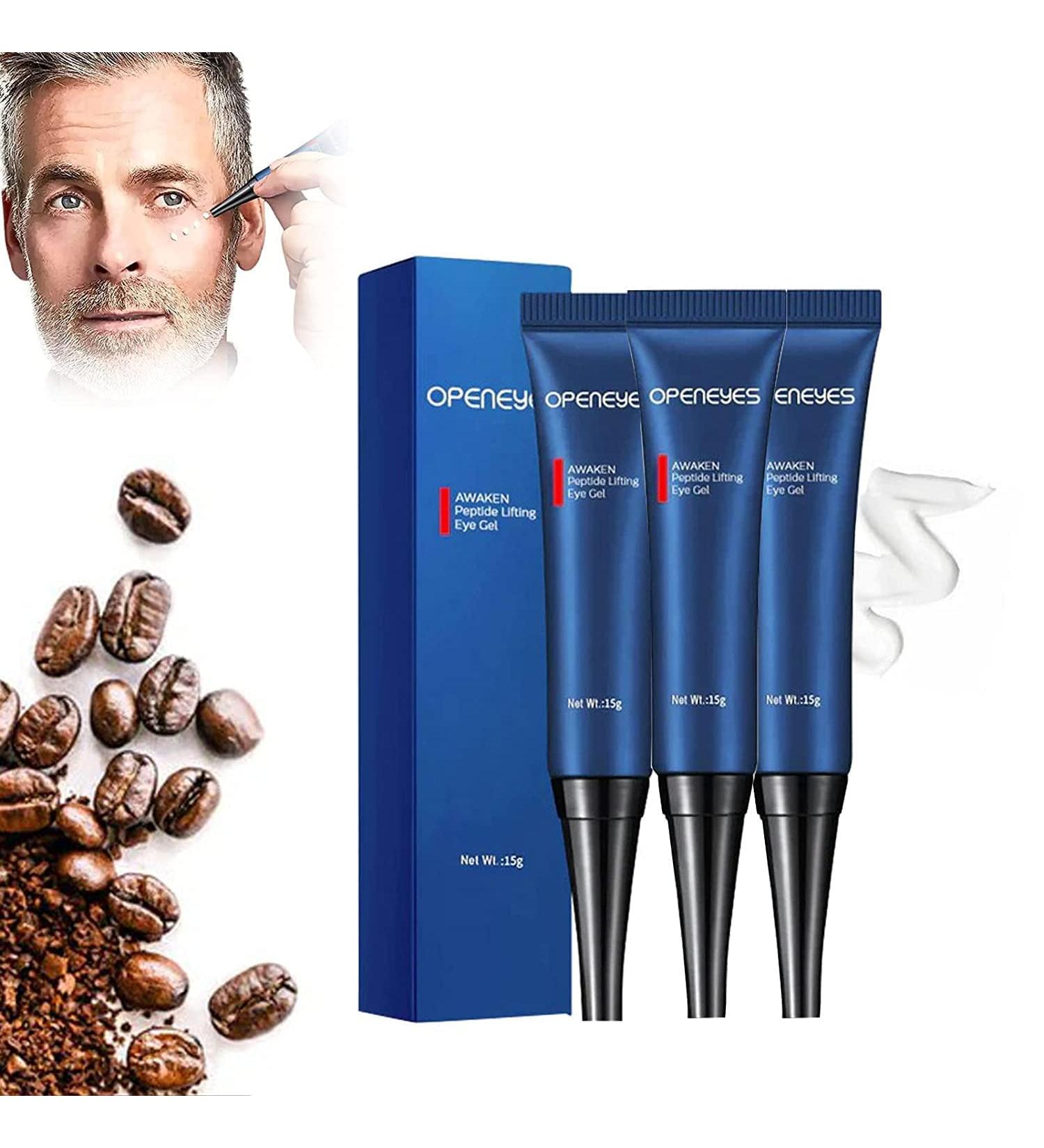 3Pcs Openeyes Gel Set - Awaken Peptide Lifting Eye Gel for Men & Women | Anti-Aging & Depuffing Eye Cream - Buy Online on GoSupps.com