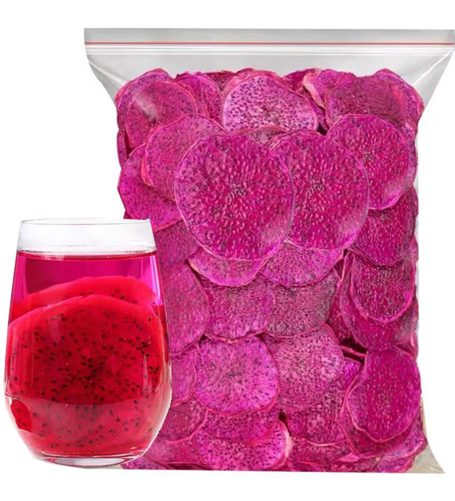 Dried Dragon Fruit Chips 200g Dried Fruit Snacks Pitaya Fruit Chips From Red Dragon Fruit  - Buy Online on GoSupps.com