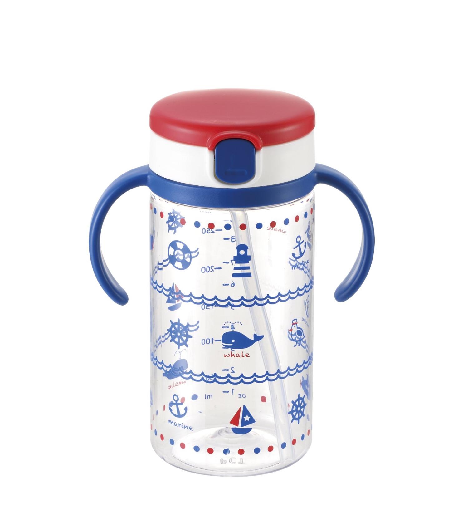 Richell Aqulea Outing Straw Mug 320 Blue - BPA-Free Travel Cup - Buy Online on GoSupps.com
