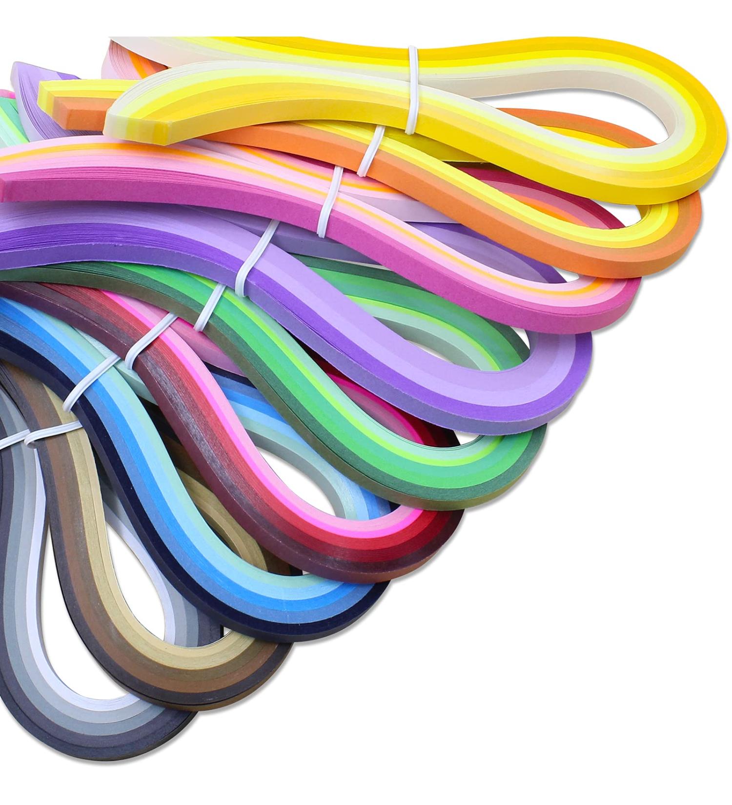 Zorfeter Quilling Paper Strips Kit - 900 Strips, 42 Colors, 7mm Width - DIY Quilling Projects - Buy Online on GoSupps.com