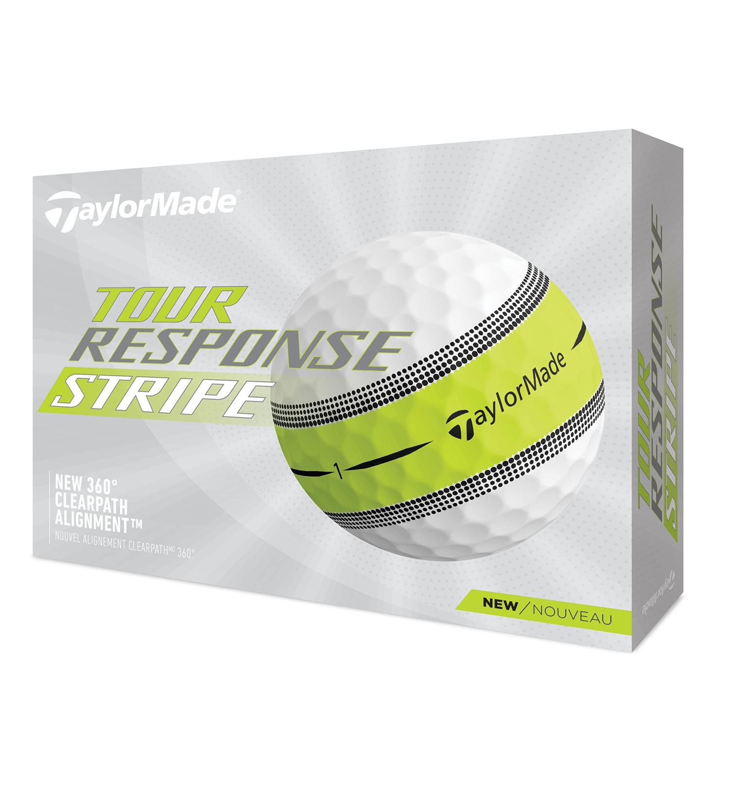 TaylorMade Tour Response Golf Ball 2022 Stripe - Buy Online on GoSupps.com