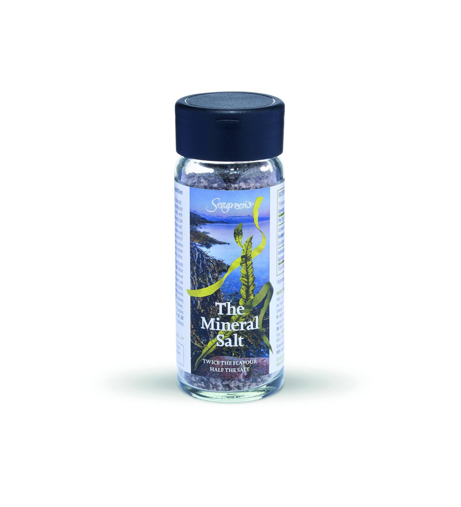 Seagreens Seaweed & Sea Salt Mineral Salt - 75g - Buy Online on GoSupps.com