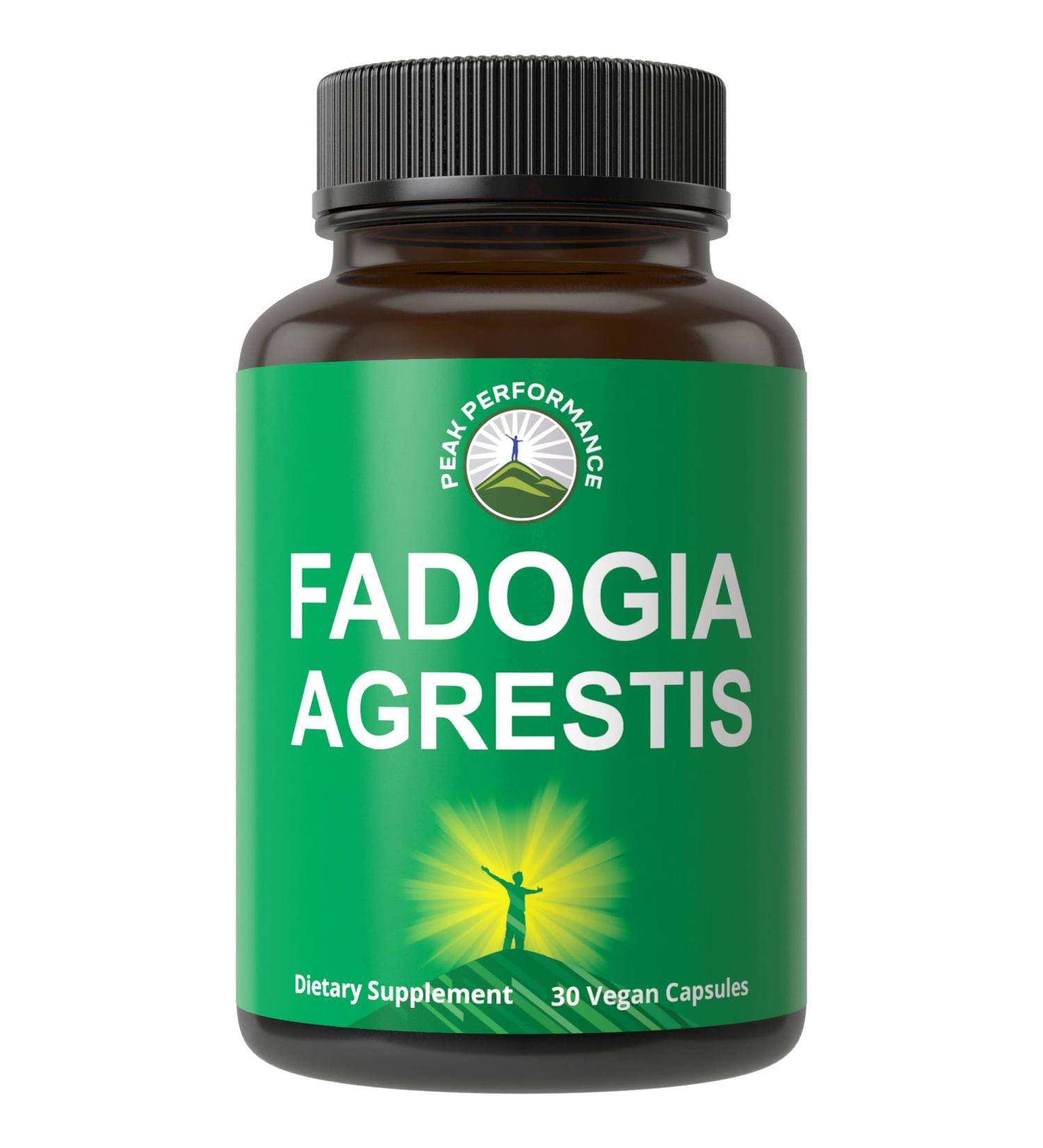 Fadogia Agrestis Ultra High Strength 10:1 Extract - Vegan Capsules for Energy & Athletic Performance | USA Tested Supplement - Buy Online on GoSupps.com