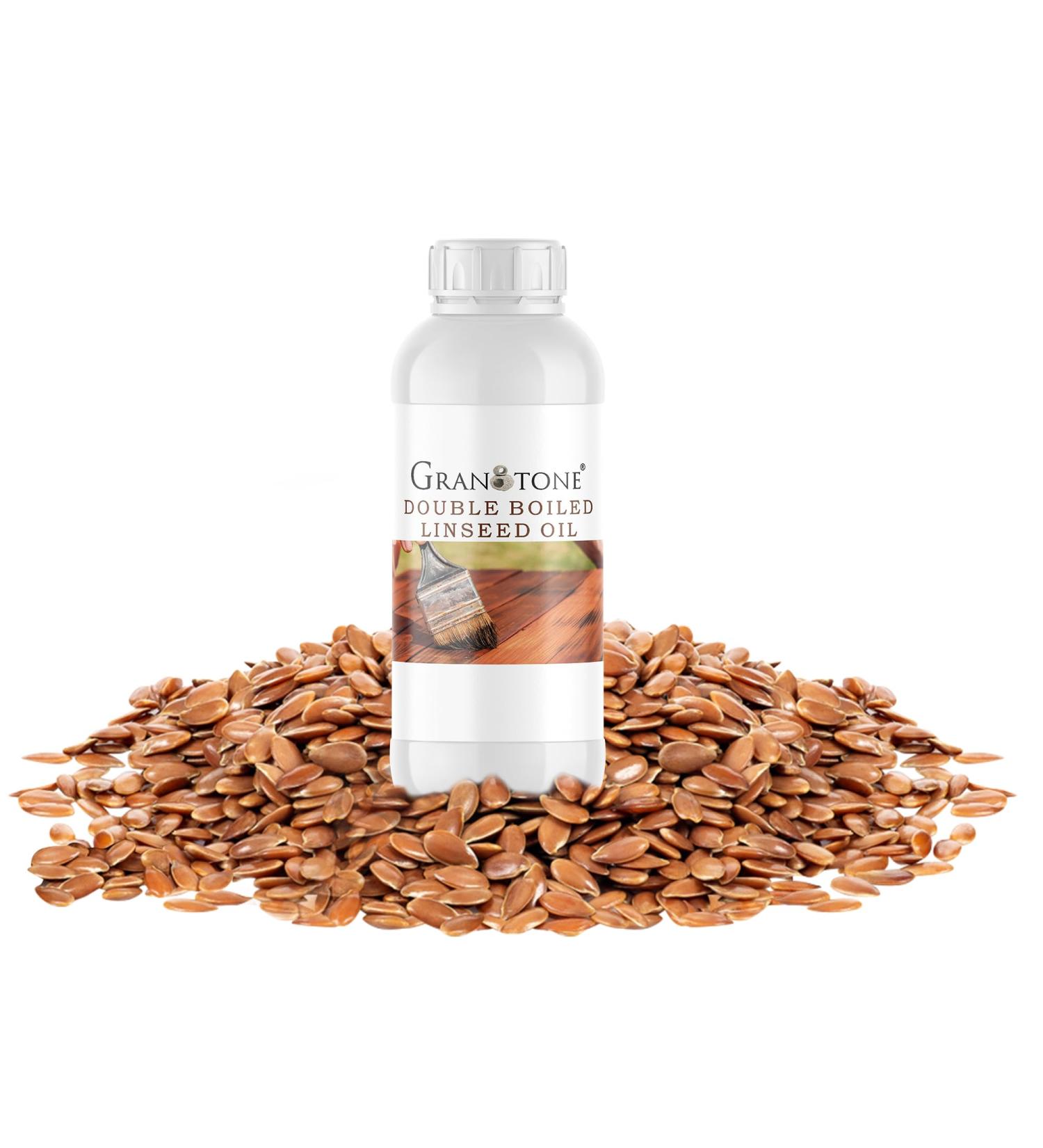 GRANOTONE Double Boiled Linseed Oil - Waterproof Furniture Polish | Wood Finishing & Cricket Bat Care | 500 ML - Buy Online on GoSupps.com