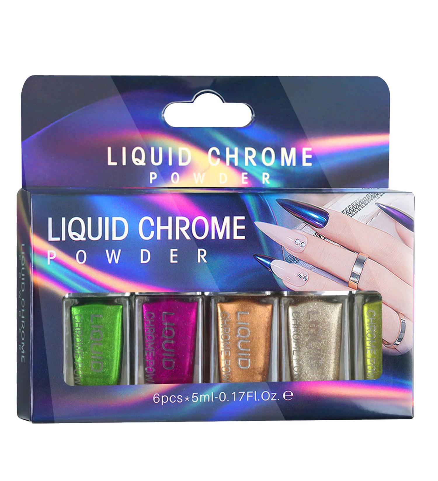 Lot de 6 poudres holographiques pour ongles - D coration artistique - Manucure - Facile appliquer - Pour femme 01Style - Buy Online on GoSupps.com