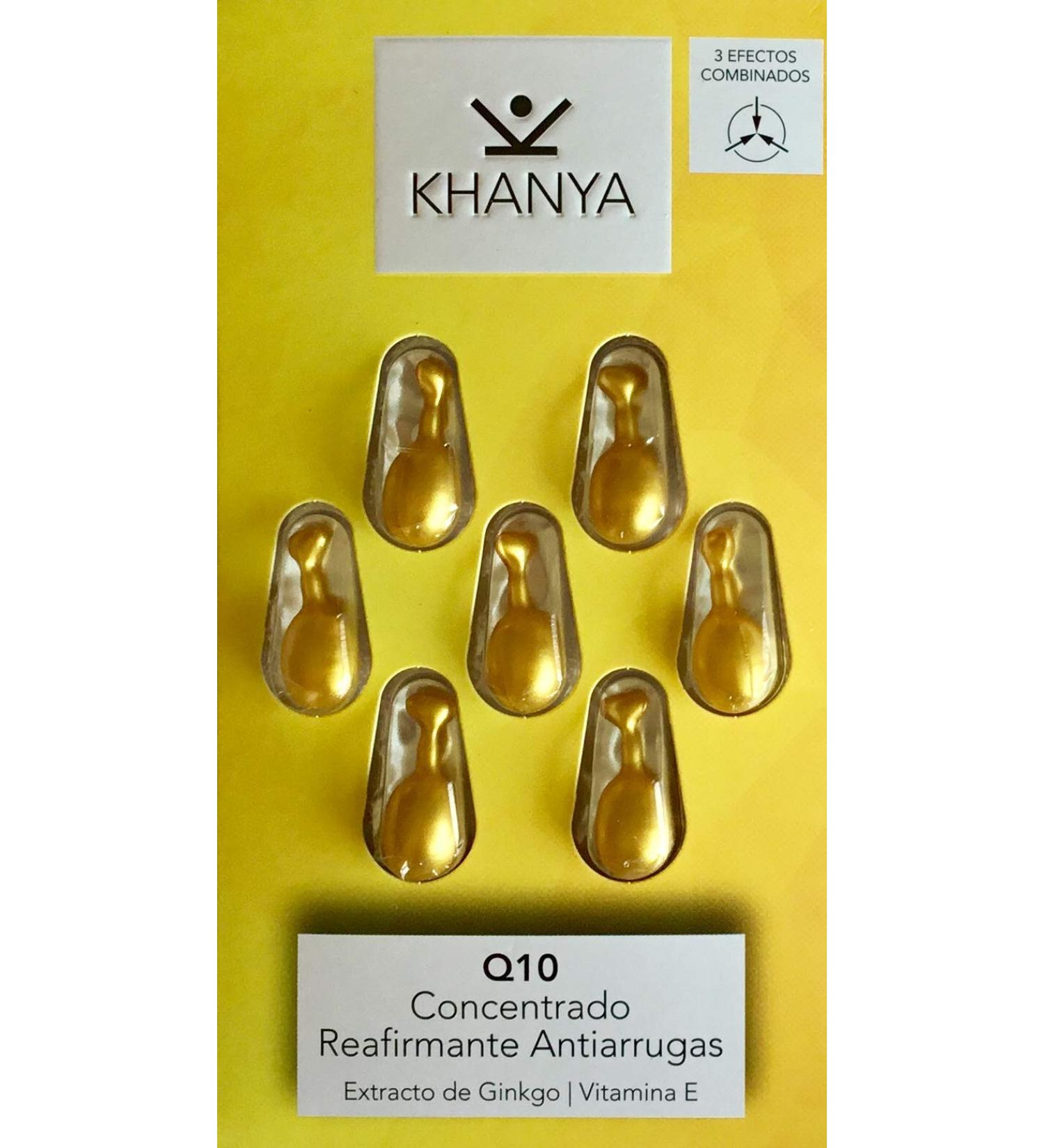 Khanya Q10 Concentrado Reafirmante Antiarrugas | Ginkgo & Vitamina E - Env o Internacional - Buy Online on GoSupps.com