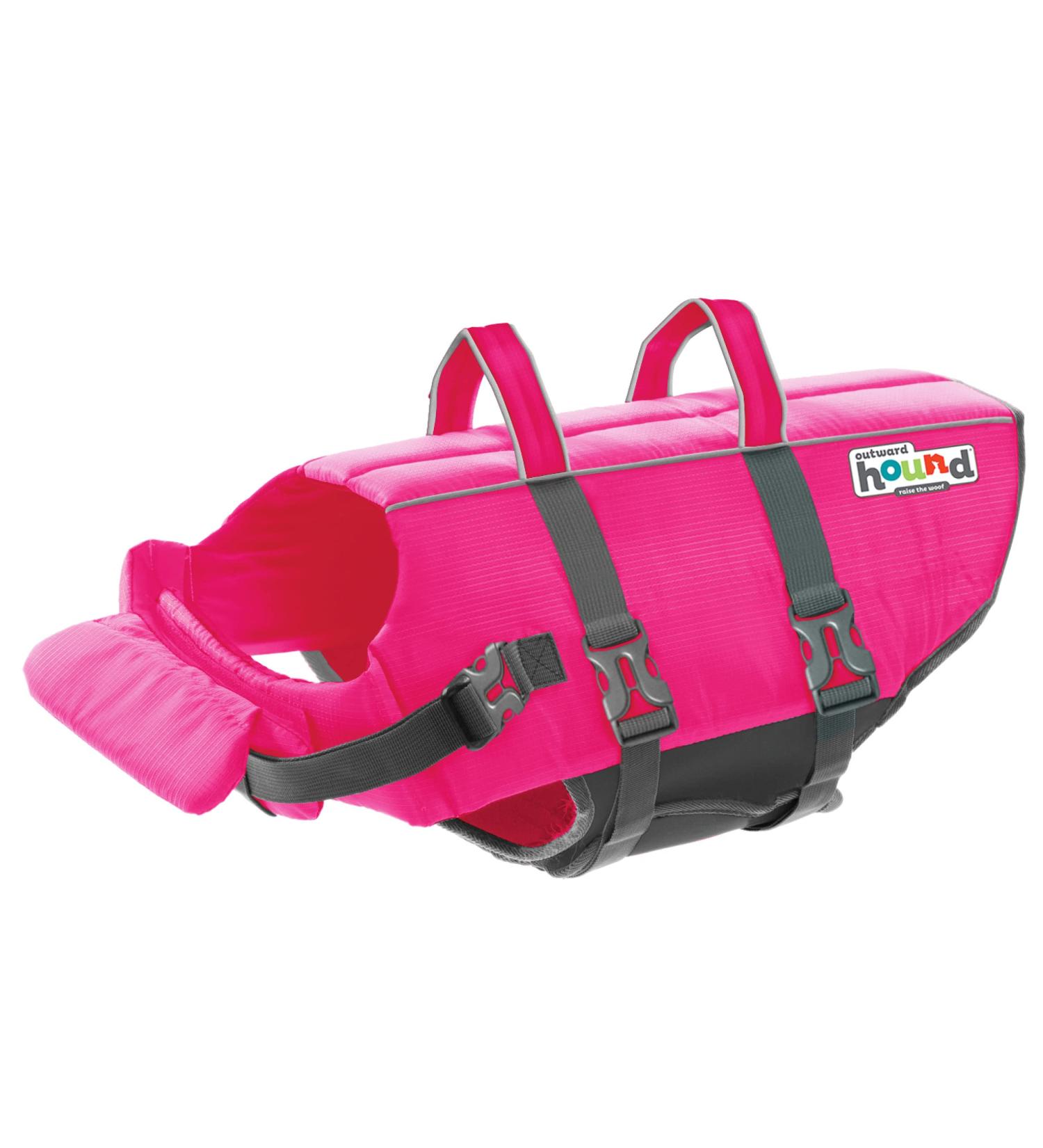 Outward Hound Granby Splash Pink Dog Life Jacket - Large - Buy Online on GoSupps.com