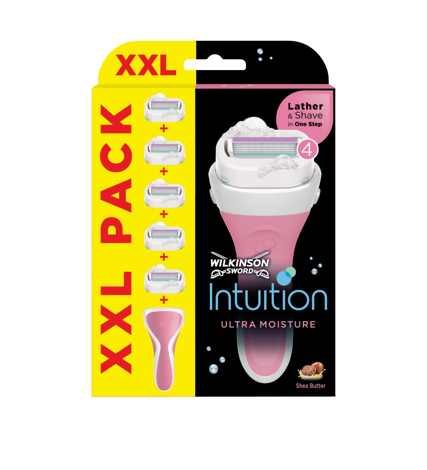 Wilkinson Sword Intuition Ultra Moisture Razor with 5 Refills - Buy Now - Buy Online on GoSupps.com