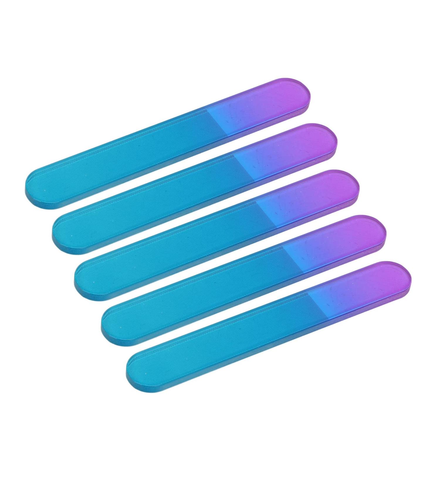 Glass Fingernail Files Set with Double Sided Physical Polishing Safe & Efficient Manicure Easy to Clean Perfect for Home Nail Salon - Buy Online on GoSupps.com