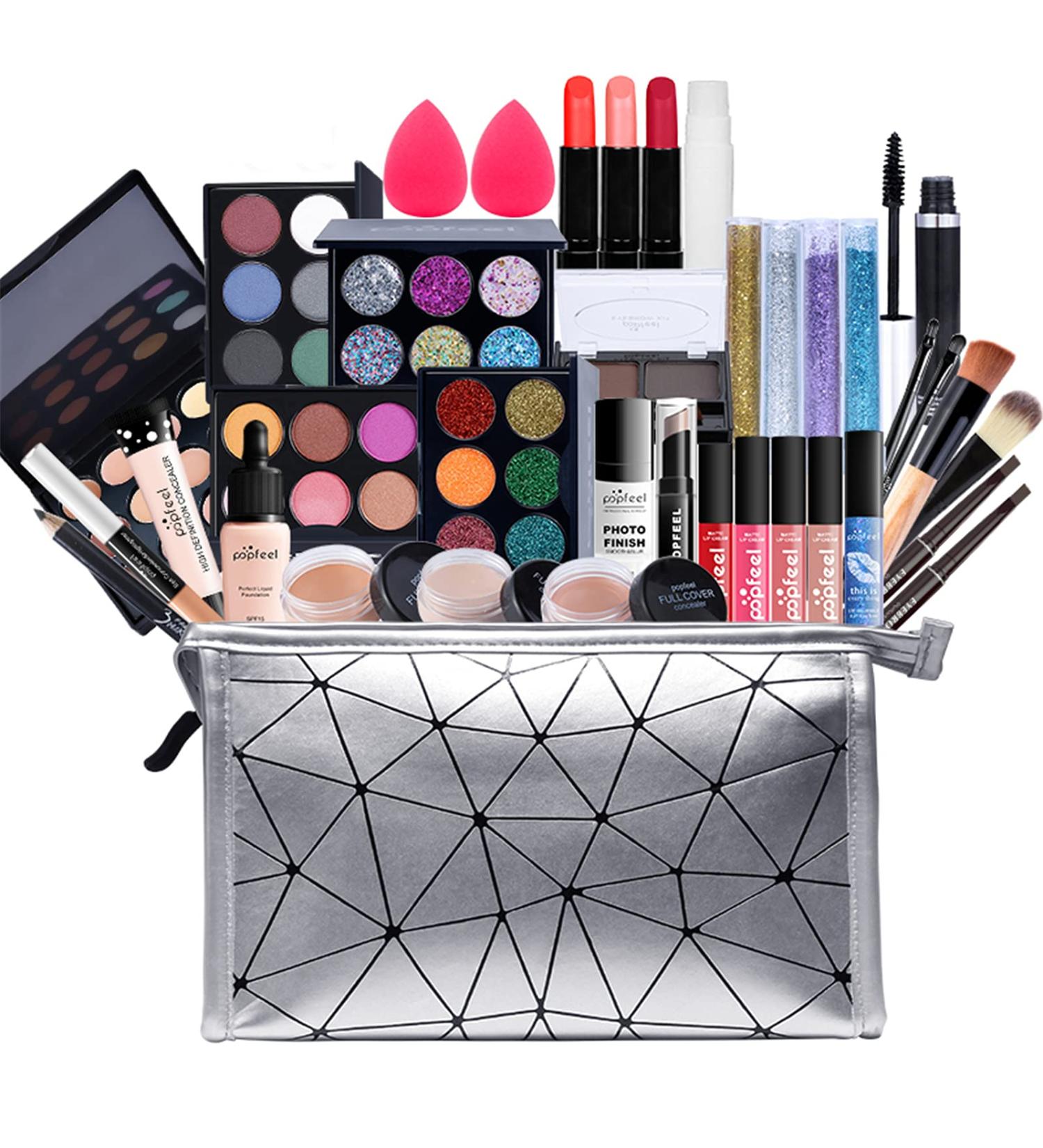 Shop Multi-Purpose Makeup Kit | All-in-One Gift Set with Eyeshadow Concealer Lip Gloss & More International Shipping Available - Buy Online on GoSupps.com