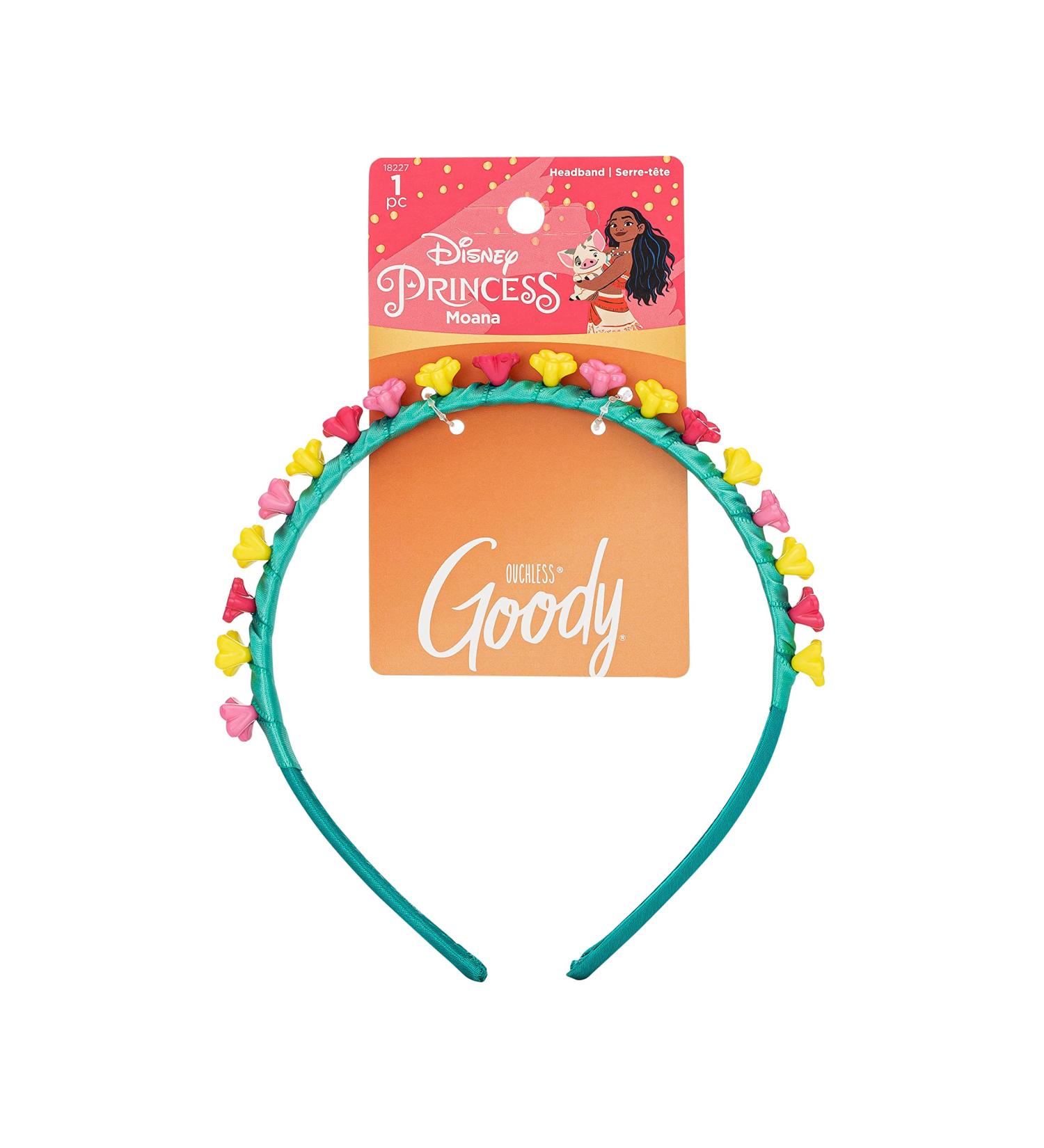 GOODY Ouchless Disney Princess Moana Headband - Comfortable All-Day Wear for Pain-Free Style - For All Hair Types - Hair Accessories for Women, Men, Boys & Girls - Buy Online on GoSupps.com