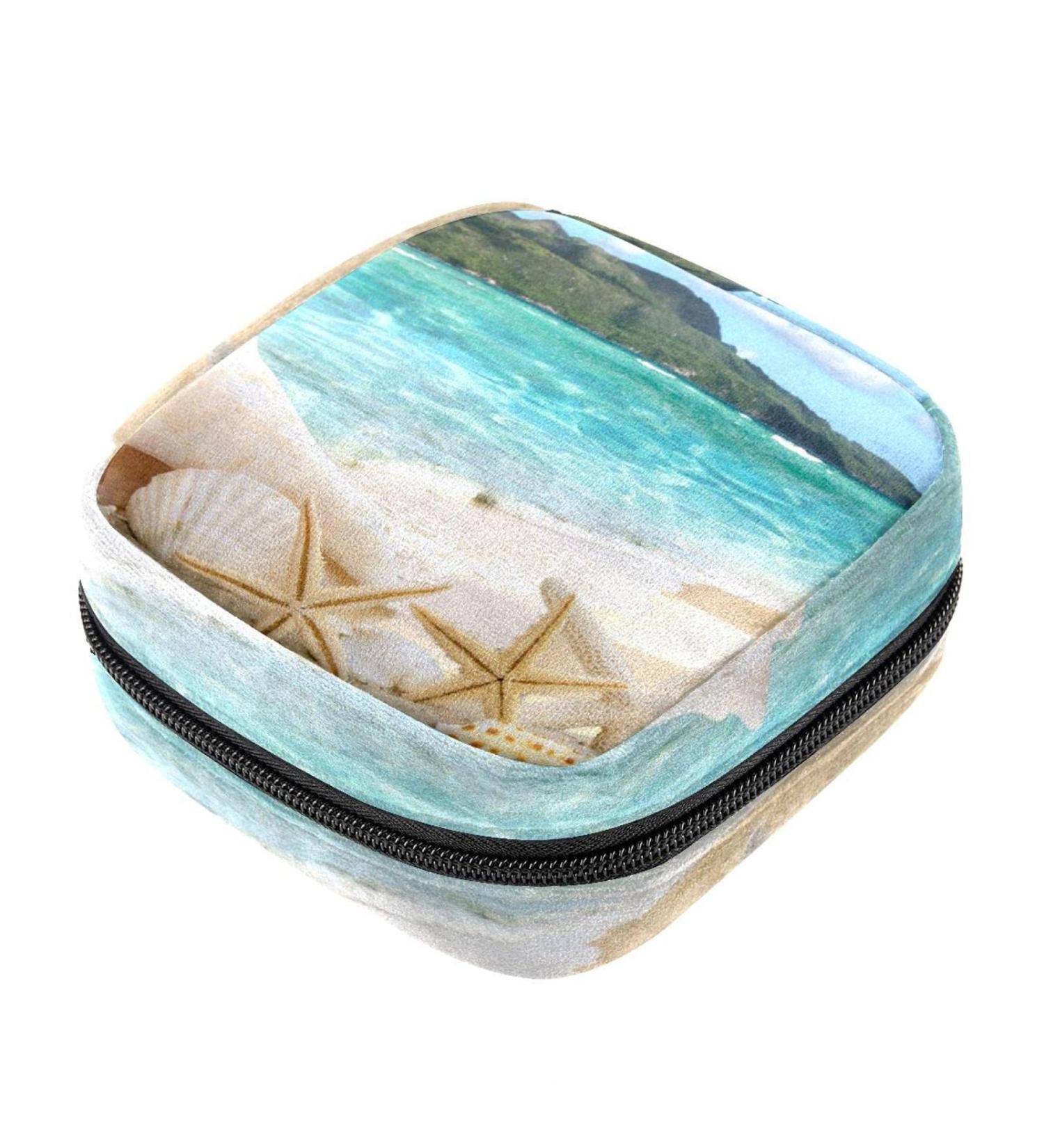Beach Mussels Seestern Women's Storage Bags | Durable Pocket for Menstrual Cup & Breastfeeding Pad - Ideal for Teen Girls - Buy Online on GoSupps.com