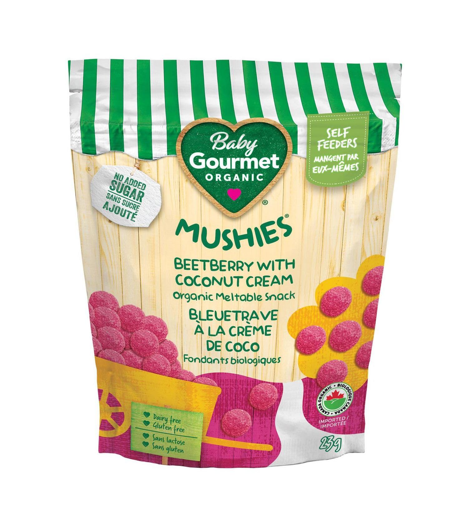 Baby Gourmet Organic Meltable Mushies Beetberry with Coconut Cream 23g - Buy Online on GoSupps.com