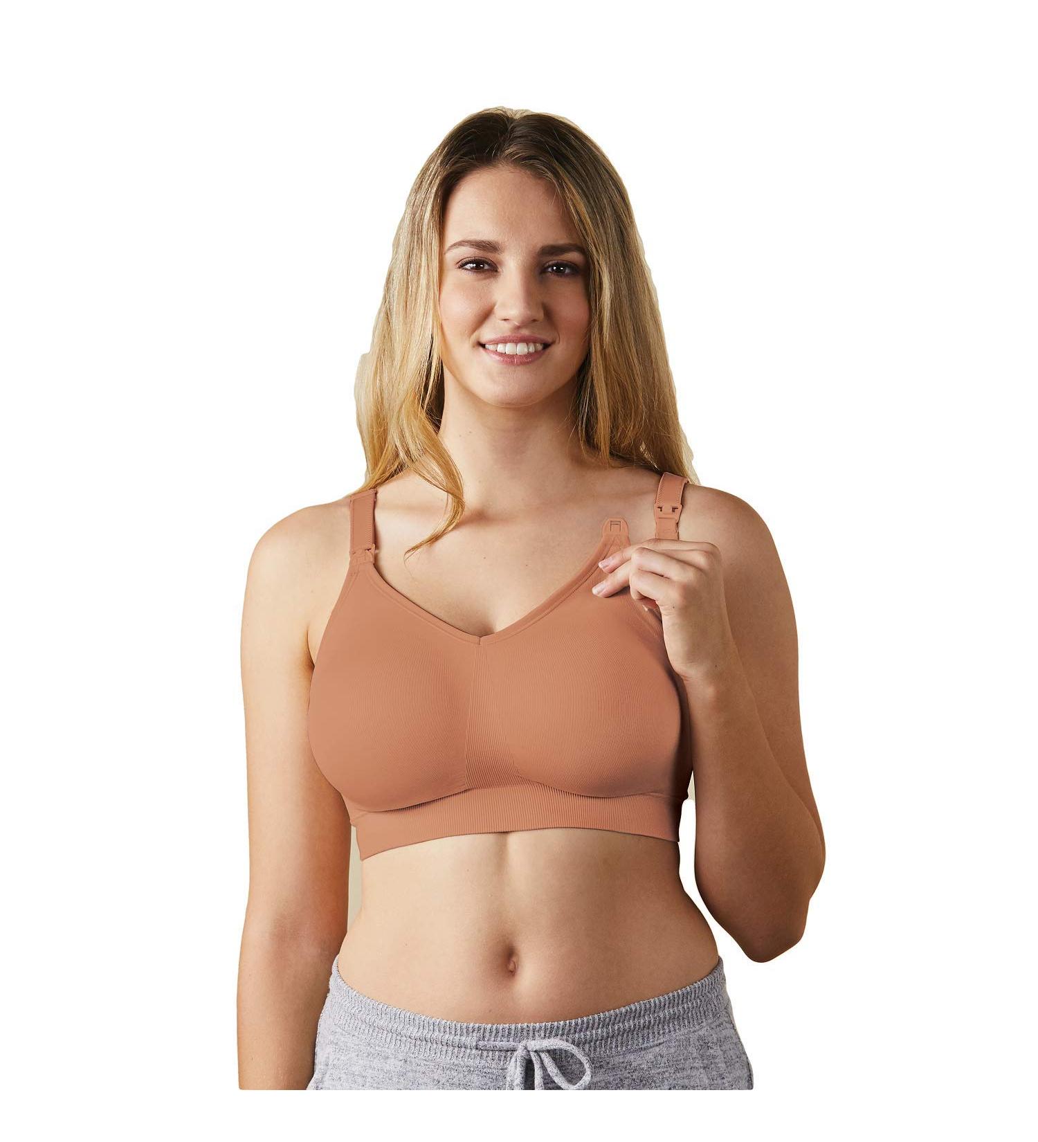 Bravado! Body Silk Seamless Nursing Bra 1401 4XL Cinnamon - Comfortable Support for Nursing Moms - Buy Online on GoSupps.com