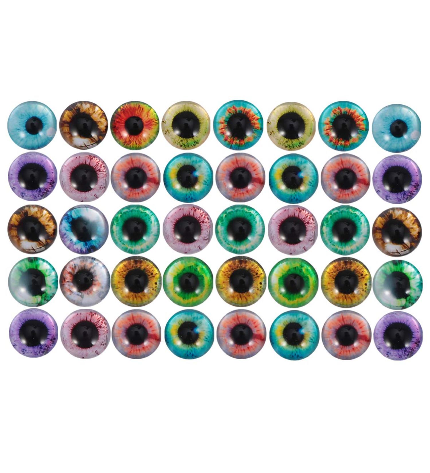 Shop Gleavi 50 Pieces Time Gemstone Glass Cabochons - Flatback Dome DIY Craft Supplies | International Shipping - Buy Online on GoSupps.com