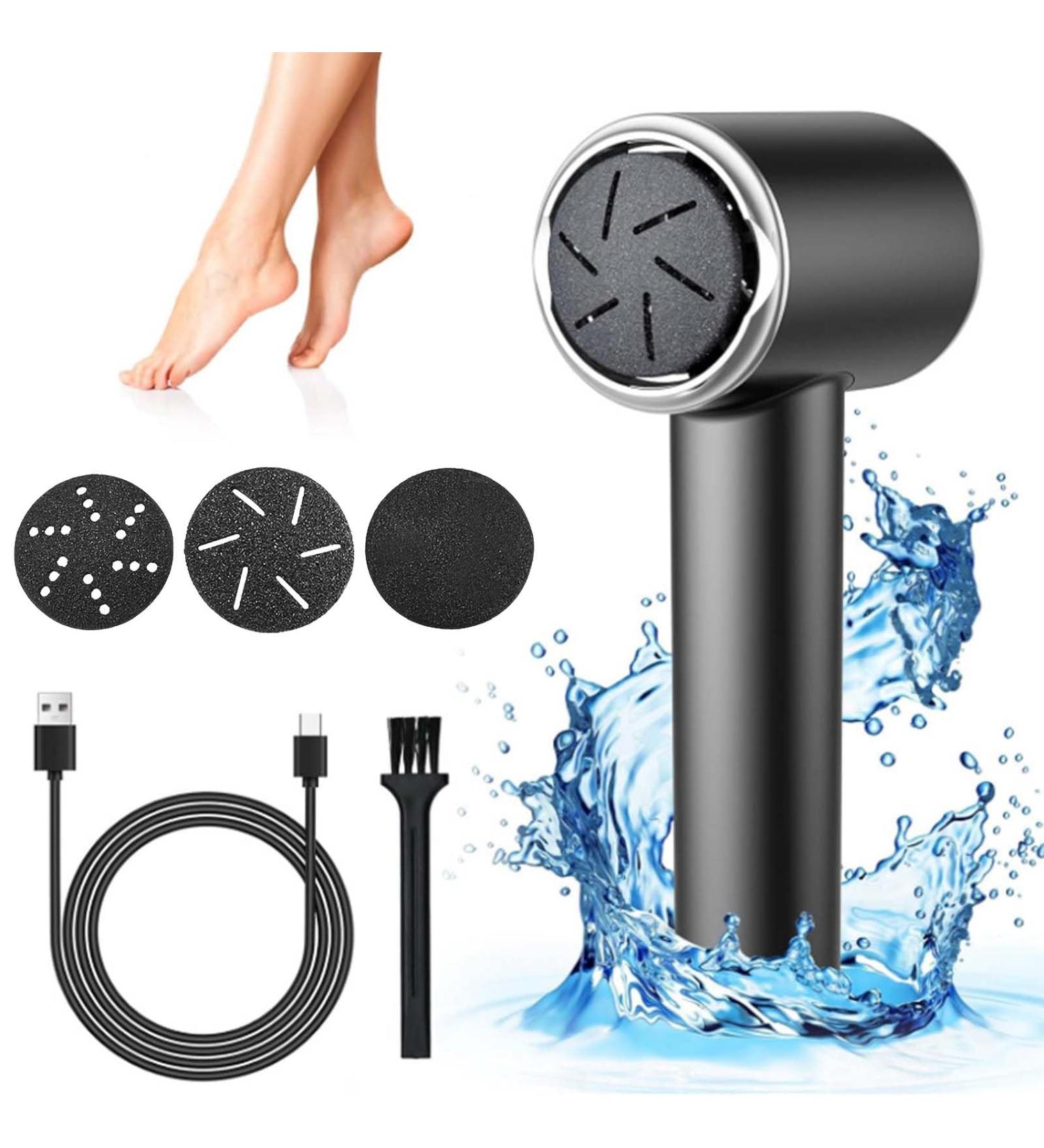 Callus Remover Electric Callus Remover Portable Callus Remover Rechargeable IPX6 Waterproof Callus Remover with LED Display for Professional Foot Care Pedicure - Buy Online on GoSupps.com