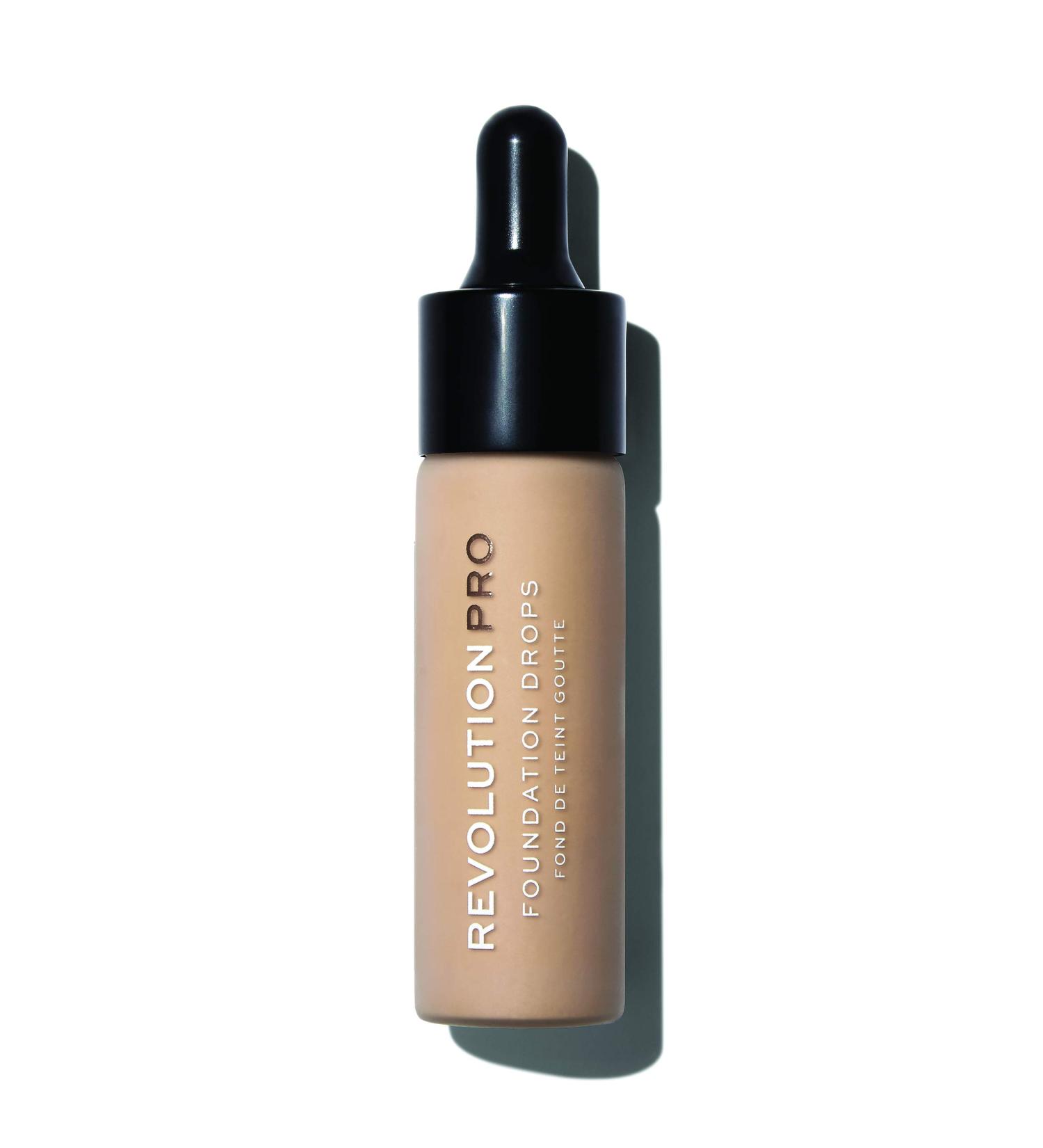 Revolution Pro Foundation Drops F12 18ml - Ultimate Coverage for Flawless Skin - Buy Online on GoSupps.com