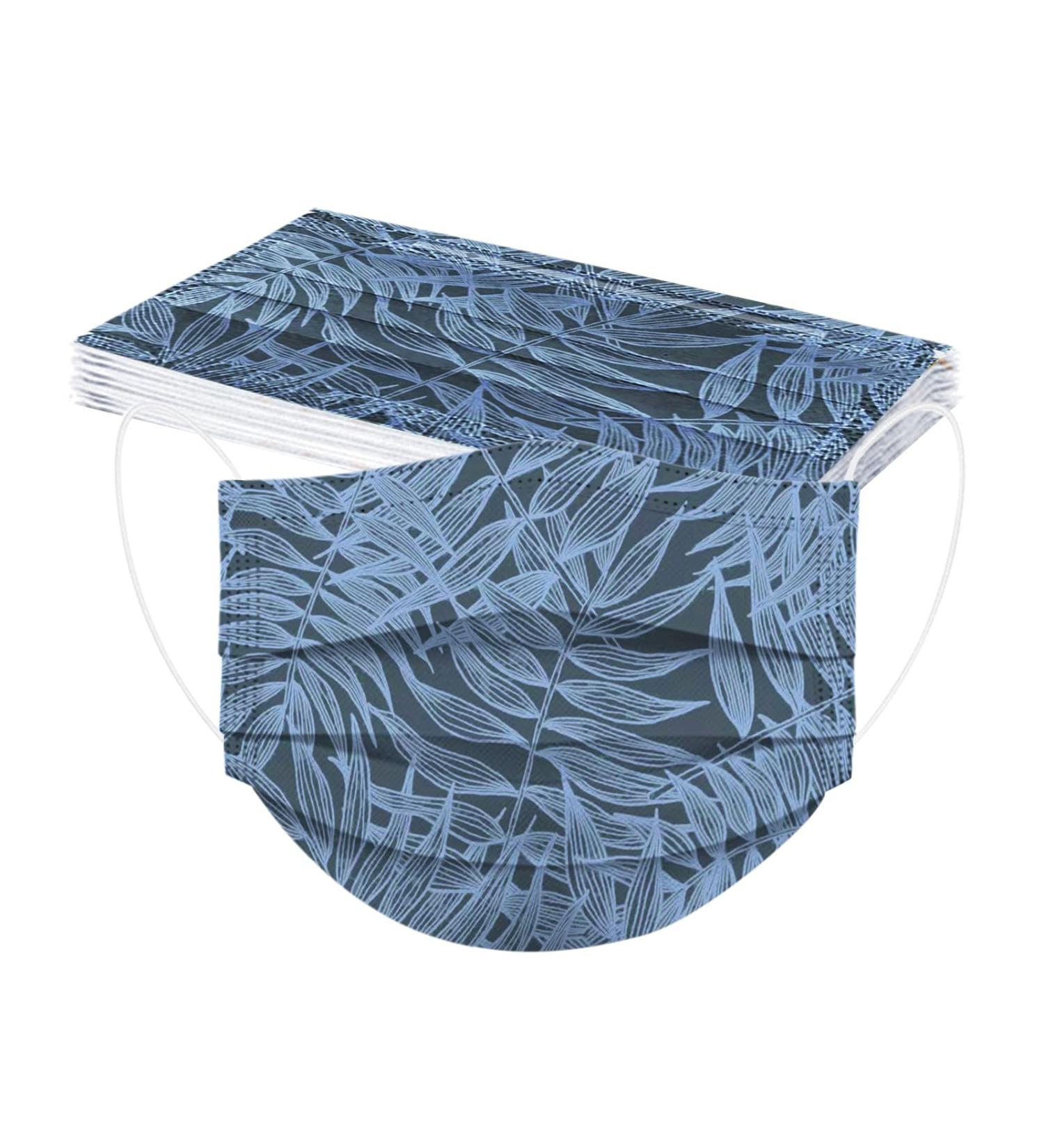 10PC 3 Ply Disposable_Face_Mask with Pattern Design Comfortable Covers Suitable For Adults Outdoor Use - Buy Online on GoSupps.com