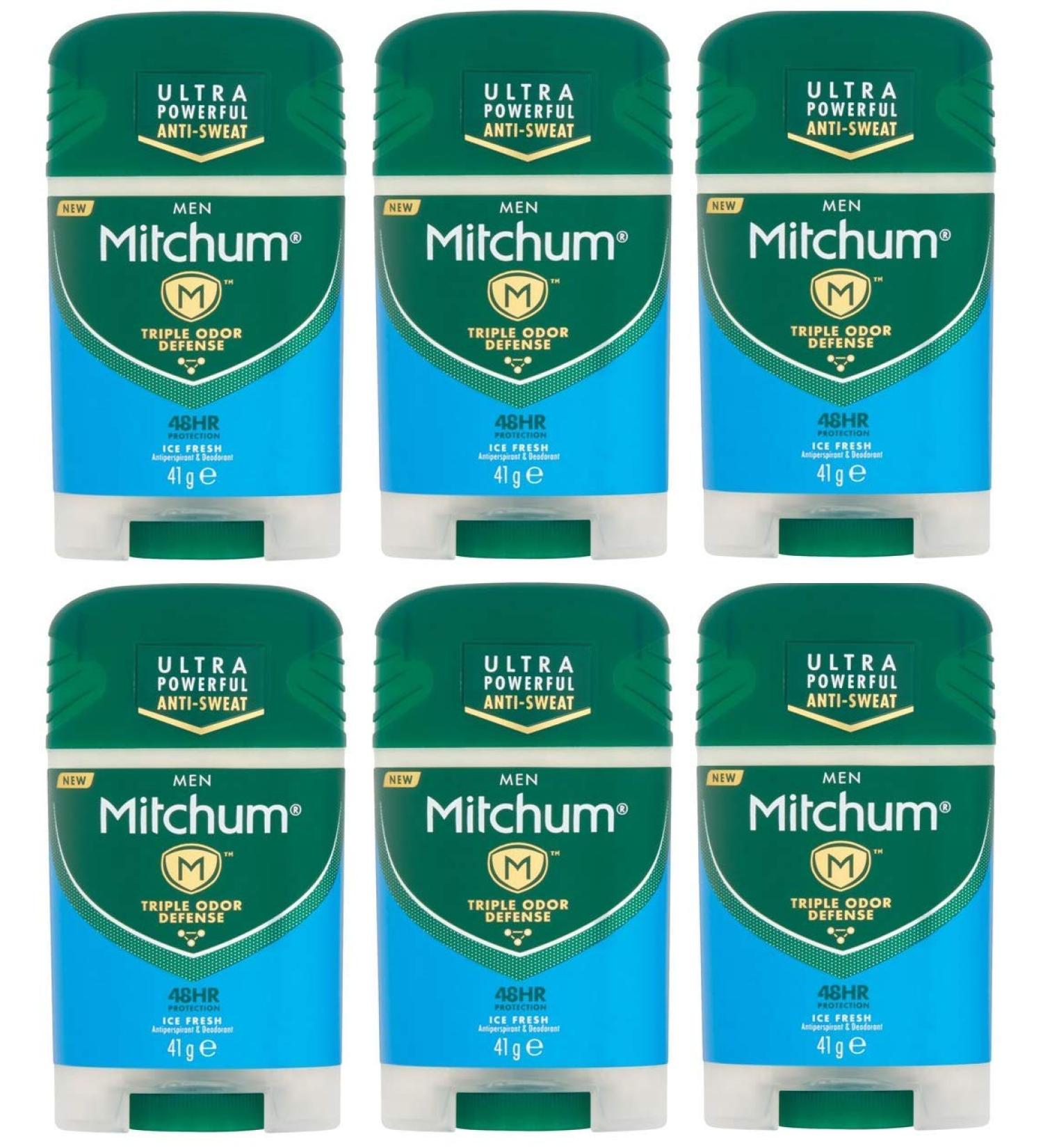 Mitchum Mitchum Men 48 Hour Protection Ice Fresh Oxygen Sticks 6-Pack 41g