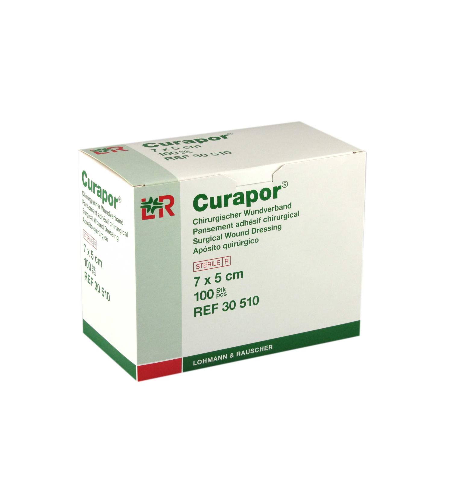 Lohmann & Rauscher CURAPOR wound dressing 7x5cm sterile 100 pieces 100 pieces (1 pack)