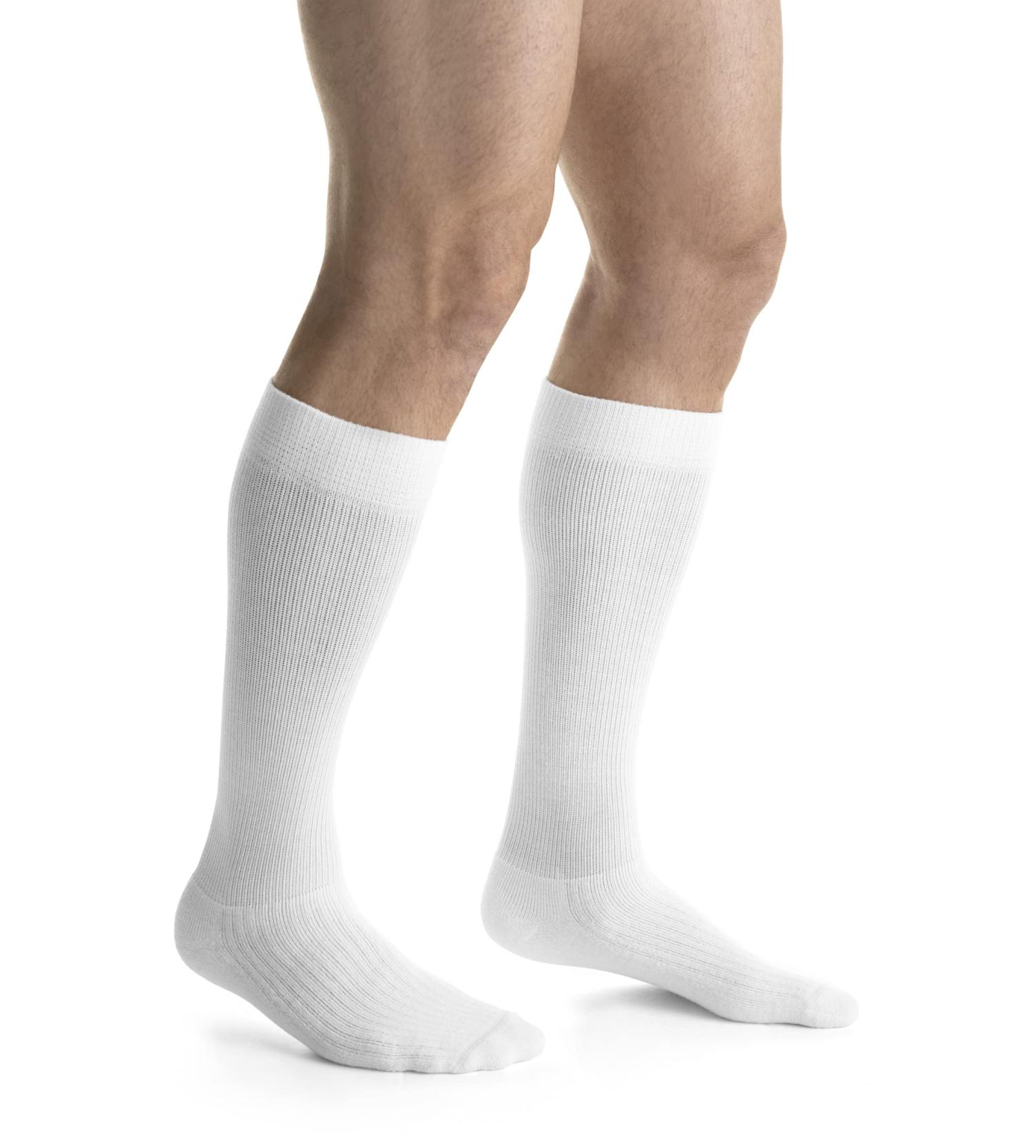 Buy BSN Medical Jobst Compression Stockings Knee High 20-30 mmHg Closed Toe - Cool White Large | International Shipping - Buy Online on GoSupps.com